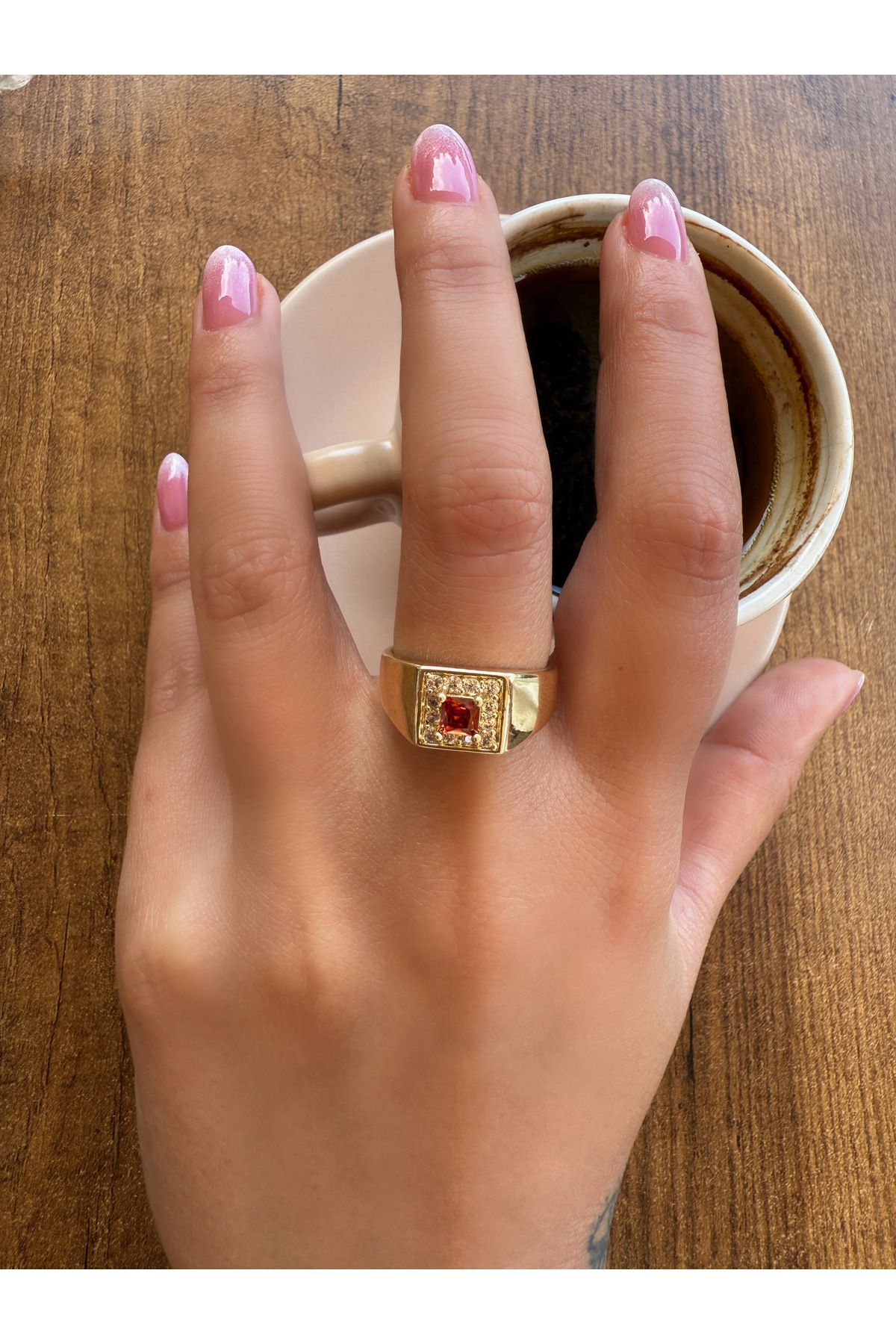 HeyYou Jewelry Ayarlanabilir loving yüzük