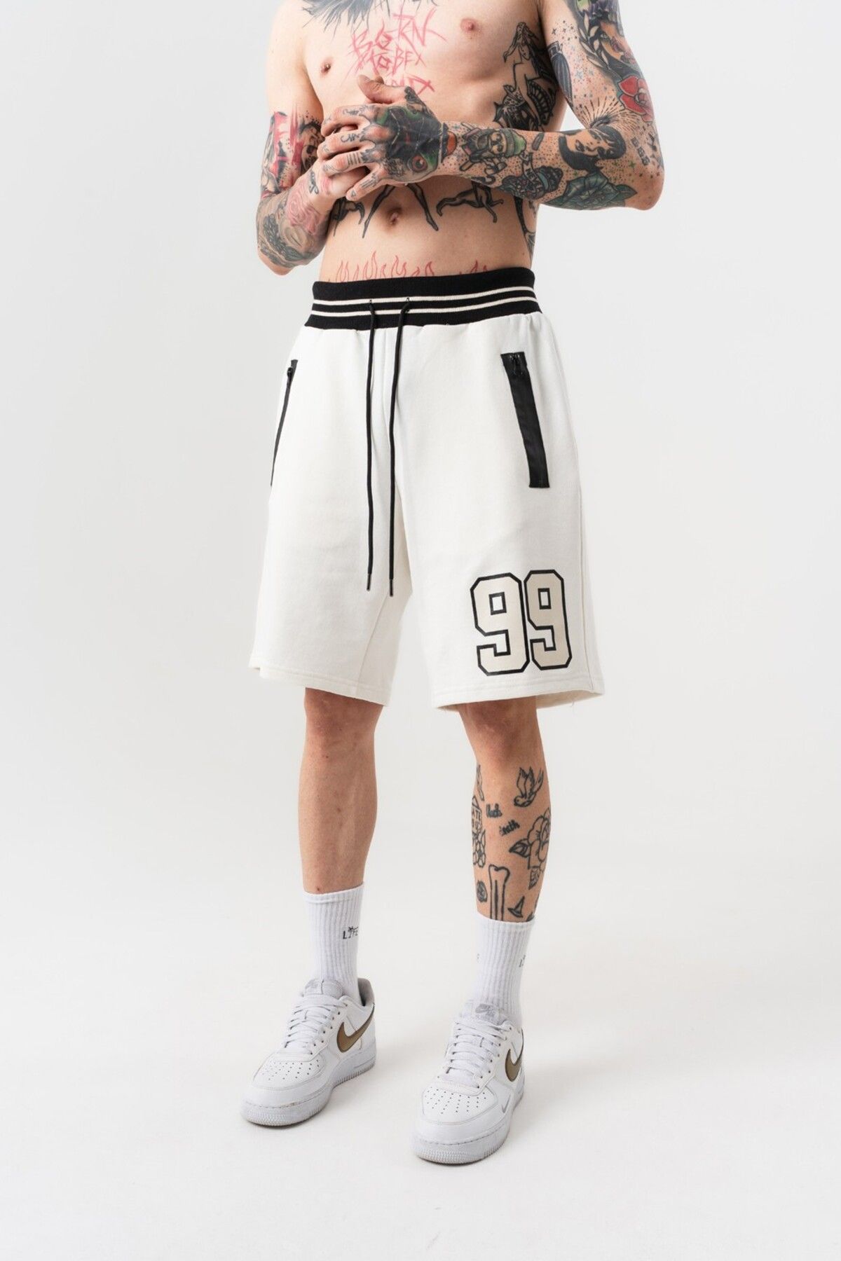 go gang own 99 Zip Cep Oversize Şort