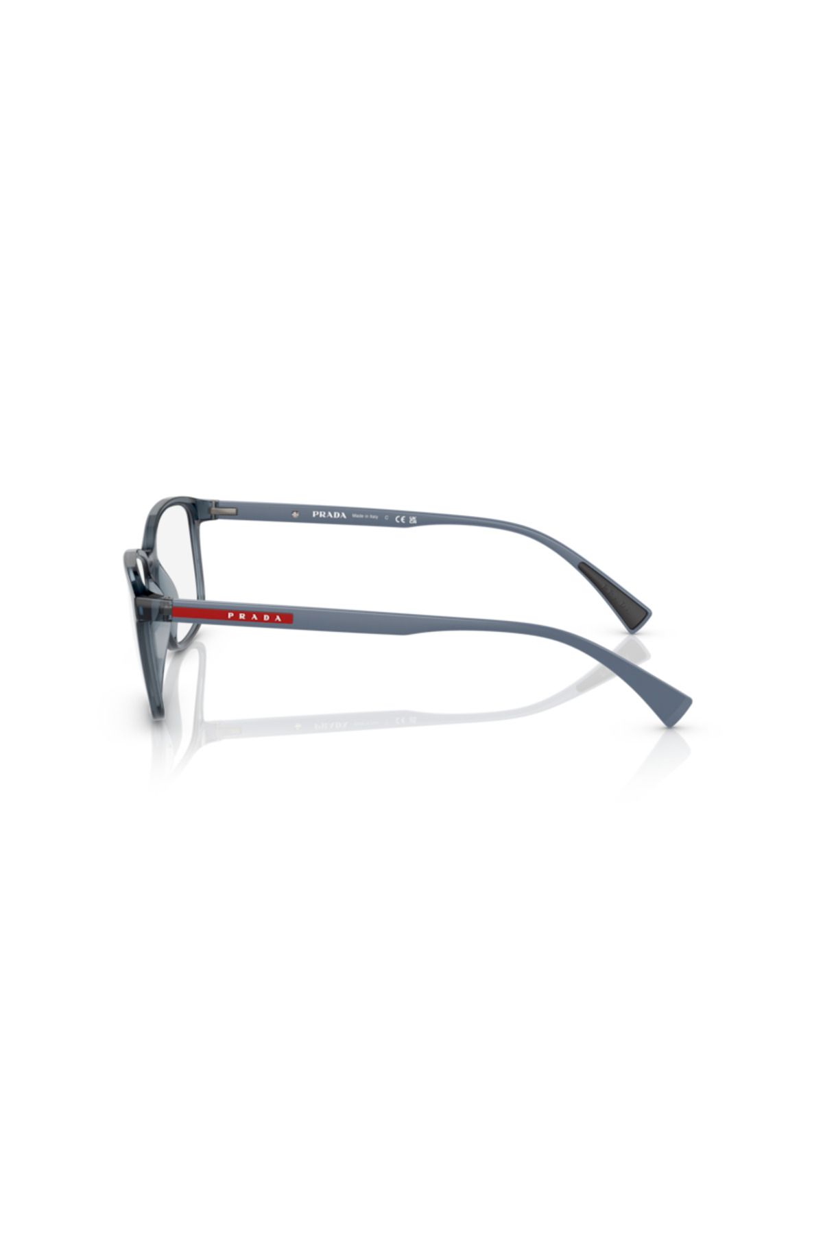 Prada Linea Rossa-Man Rectangular Eyeglasses- Ps 04iv - Lense Size:55mm - Transparent Azure 2