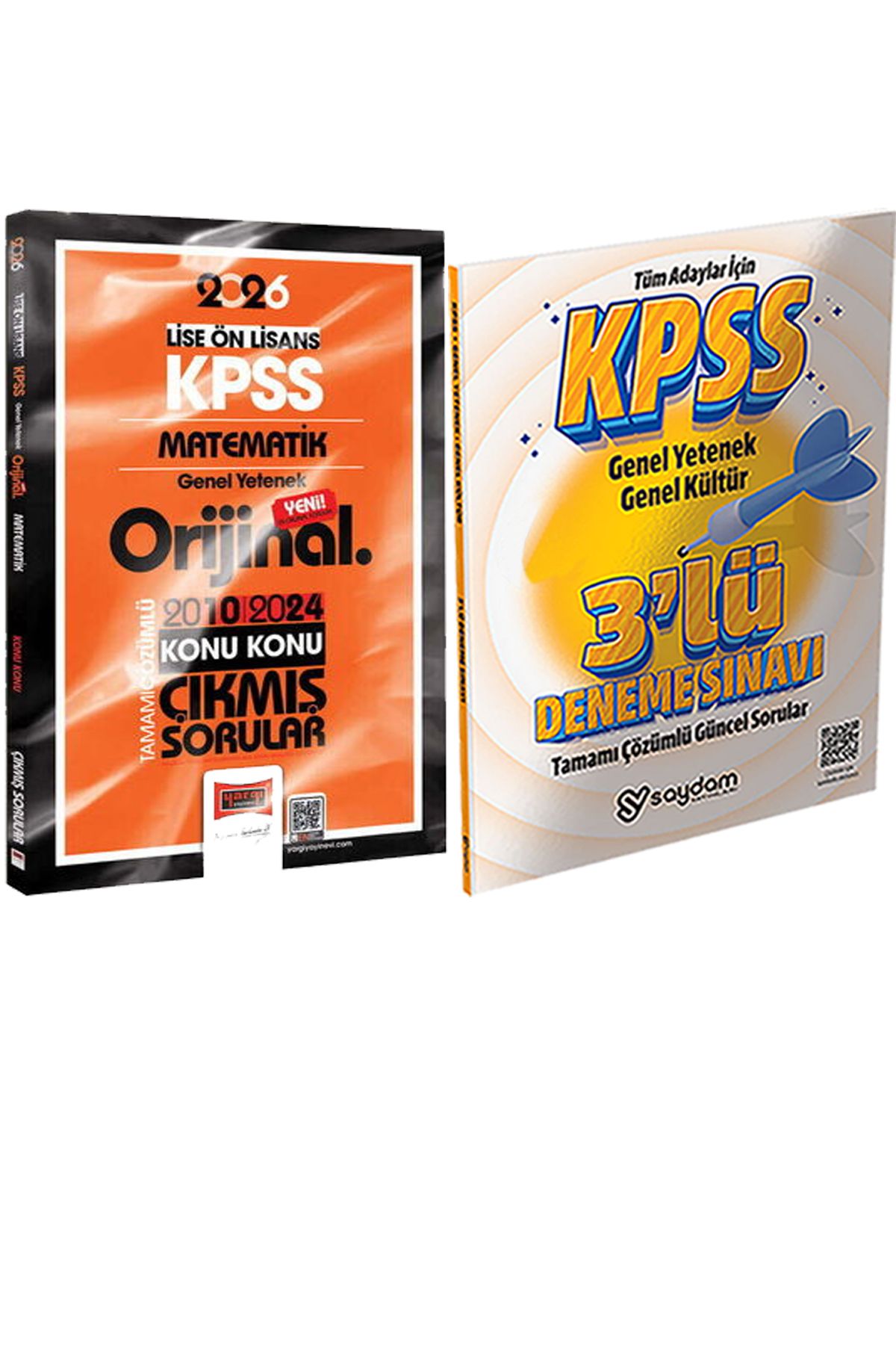 Yargı Yayınları 2026 KPSS Lise-Önlisans Matematik Orijinal 2010-2024 Konu Konu Çıkmış Sorular + 3lü Deneme Hediye