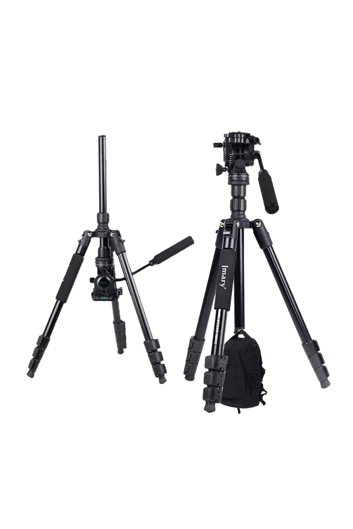 Jmary KT285+NB50 Ayarlanabilir Başlıklı Tripod Siyah