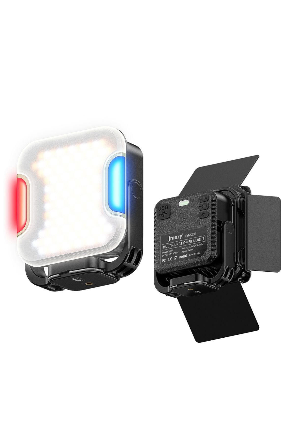Jmary FM-328RGB Ayarlanabilir Ayaklı Askı Aparatlı LED Panel Aydınlatma Işığı 30W Siyah