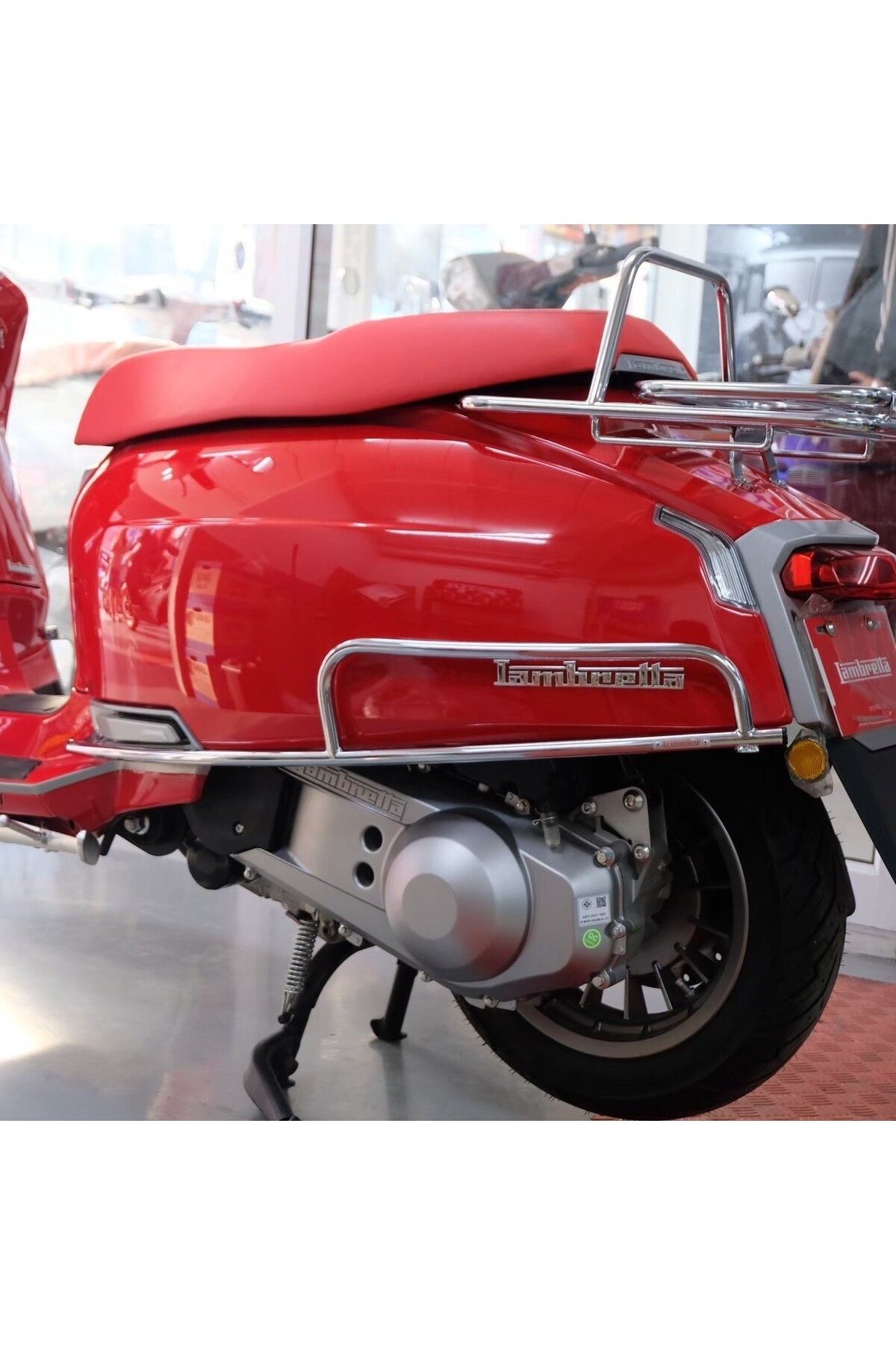Friendship Lambretta G 350 Arka Yan Koruma Demiri *Krom* / Friendship