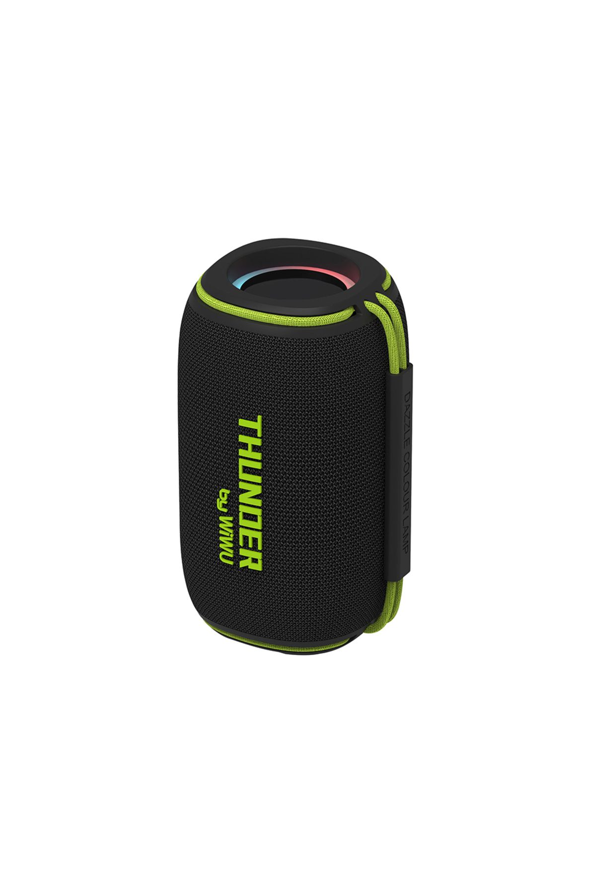 WIWU H5 Su Geçirmez RGB Işıklı TWS Bluetooth Hoparlör v5.3 15W Siyah