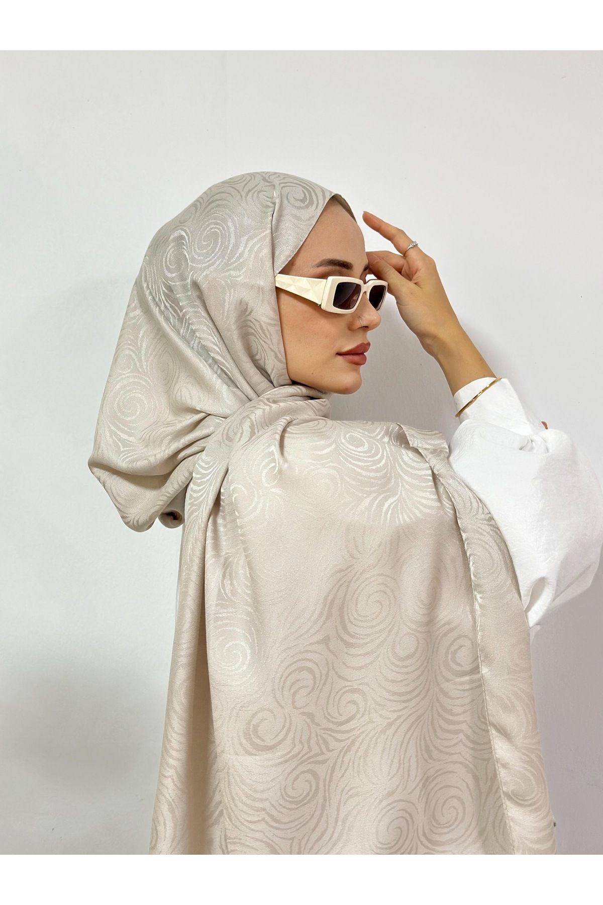 Pull Scarfs Shine İsabella Desen - Taş
