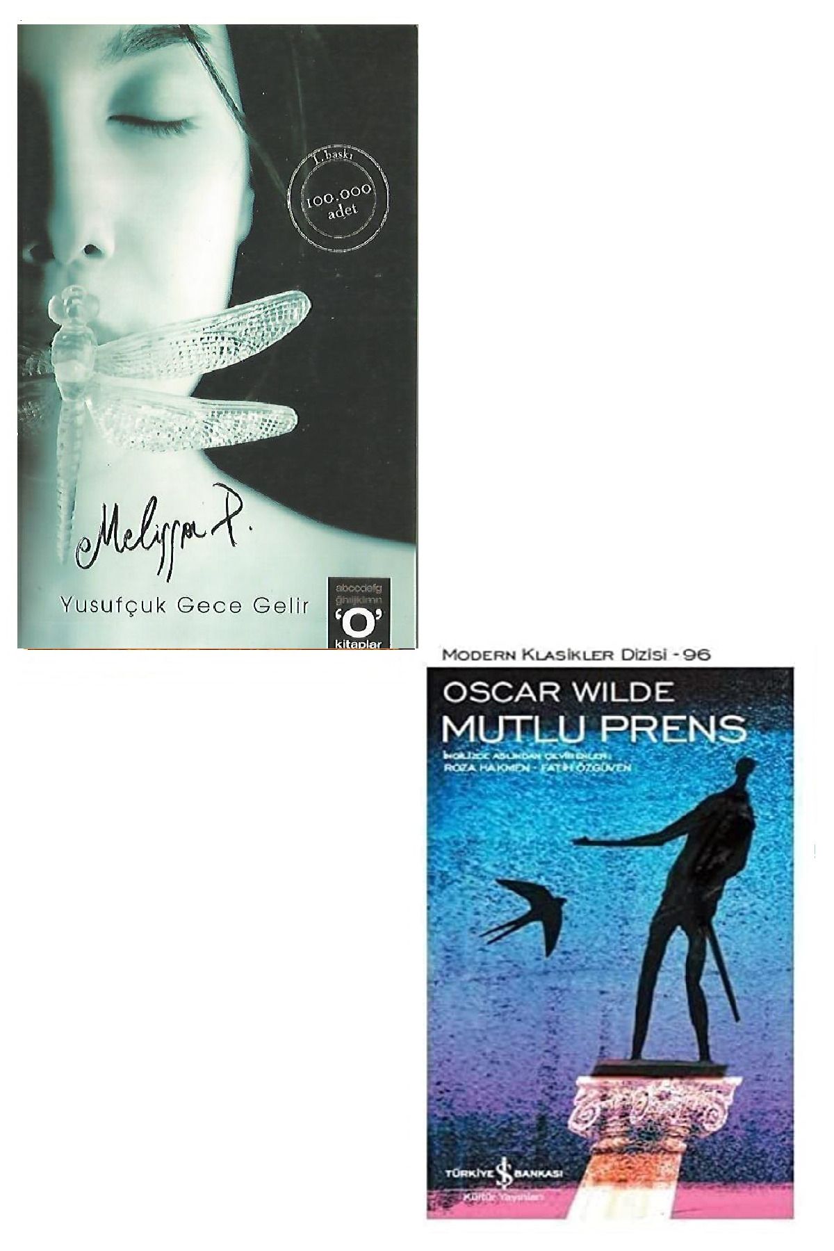 TÜRKİYE İŞ BANKASI KÜLTÜR YAYINLARI Melissa P. - Yusufçuk Gece Gelir + Mutlu Prens (Koleksiyon Kitap)