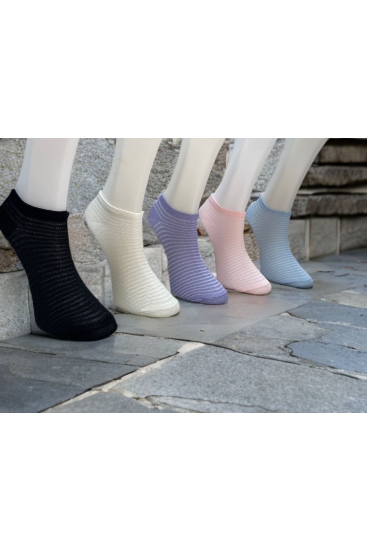 LAV SOCKS 5'li Kadın Patik Çorap