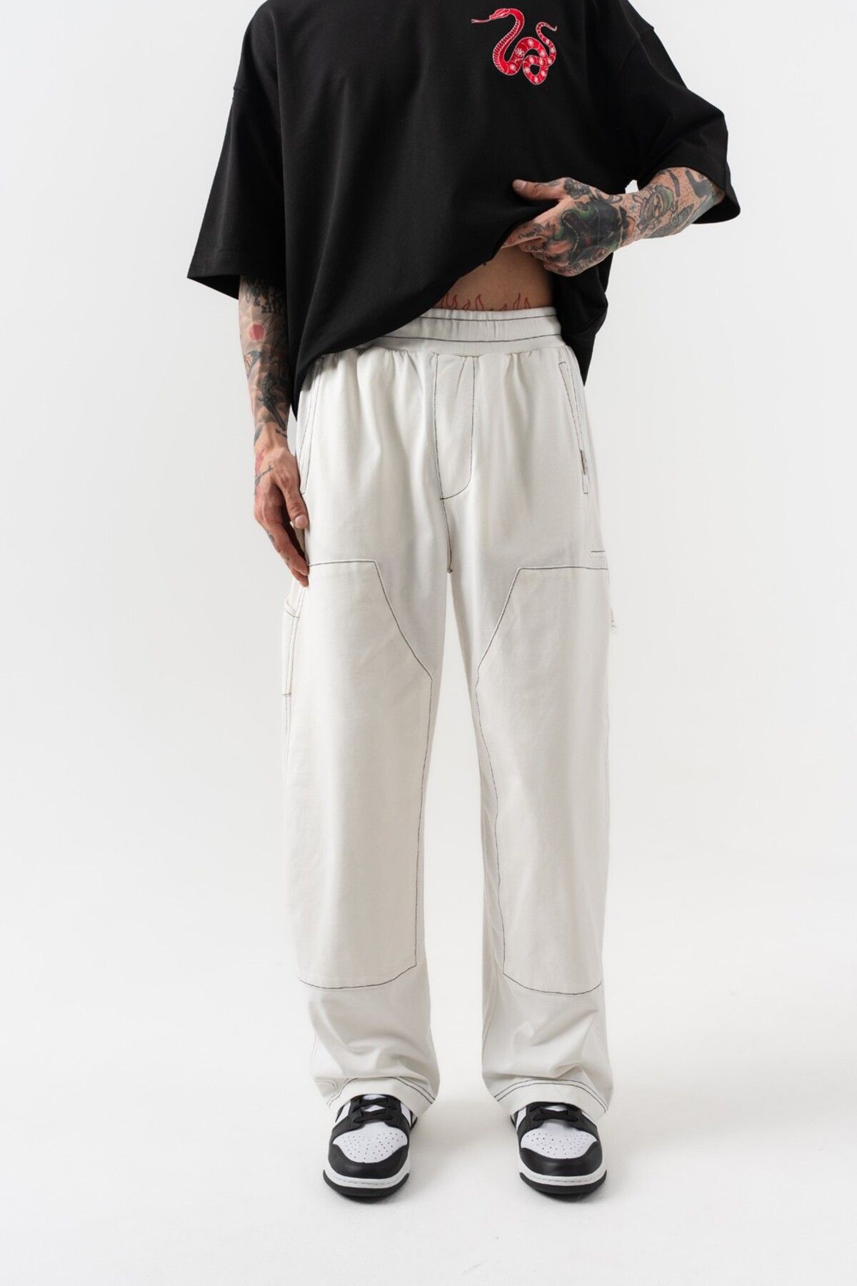 go gang own Rope Draft Oversize Baggy Pantolon
