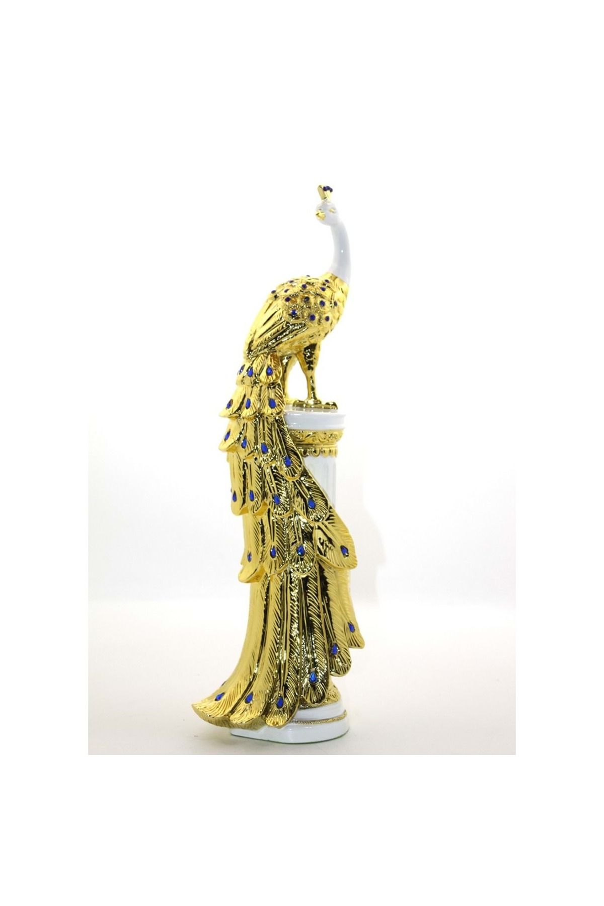 Store Polyester Tavuskuşu Figürü 48 Cm