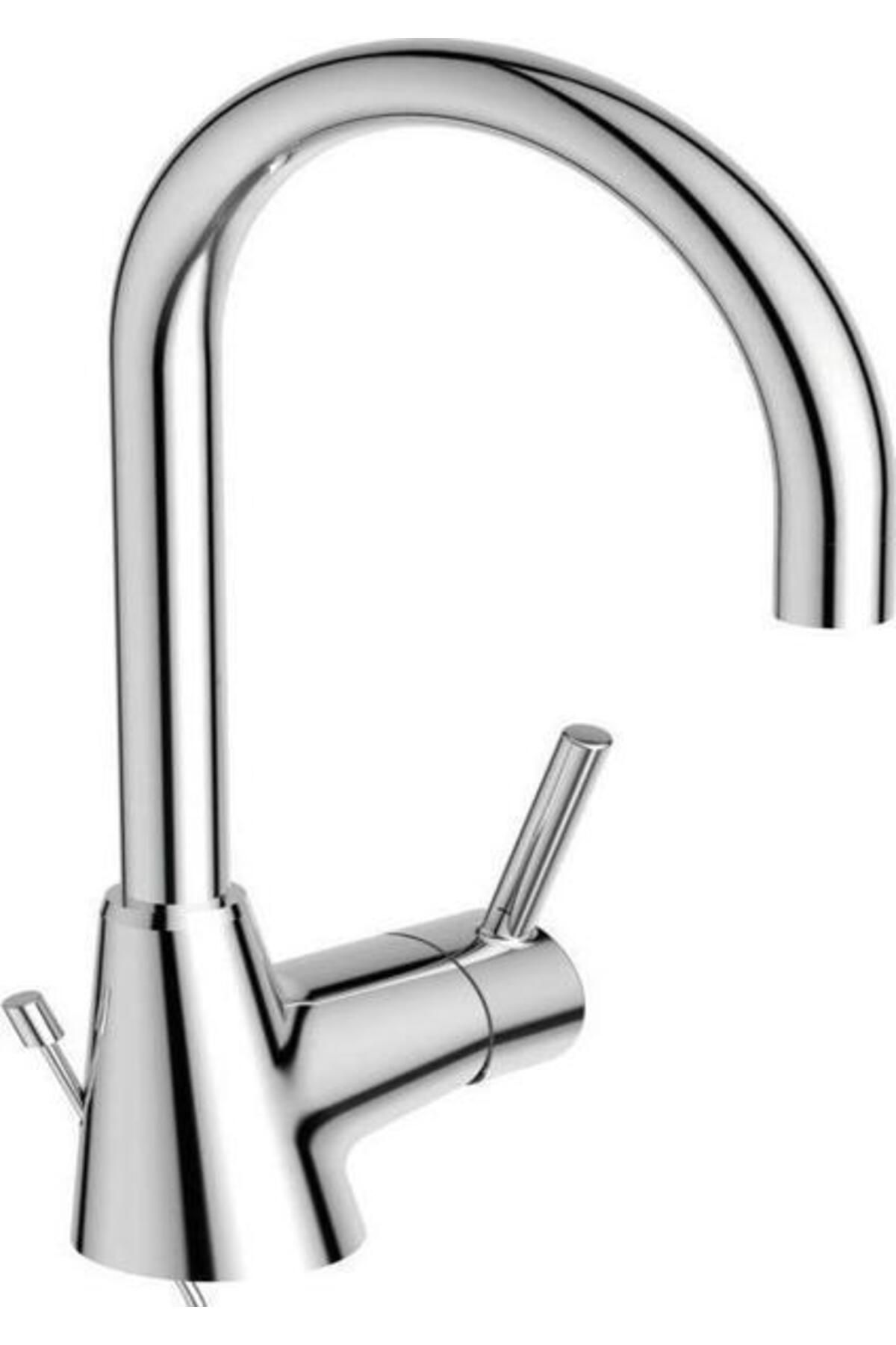 İdeal Standard Ceraline Kuğu Lavabo Bataryası-Chrome-S