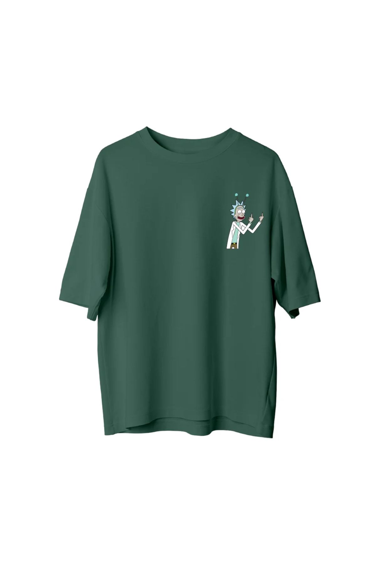 Koklonmoda Unisex Animasyon Baskılı Oversize T-Shirt