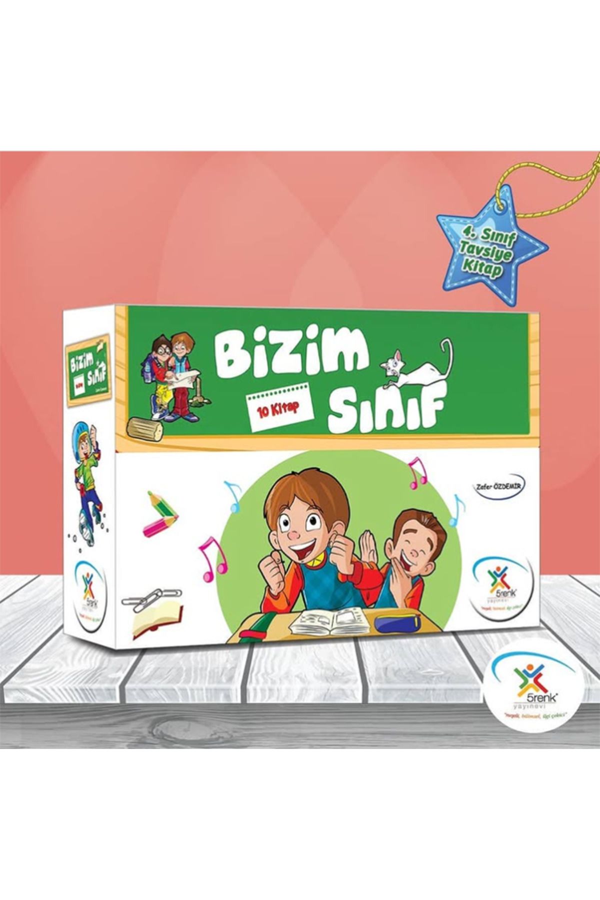 3K YAYIN 5 Renk Yayınevi BİZİM SINIF Hikaye Serisi 10 Kitap Zafer Özdemir (4. Sınıf)