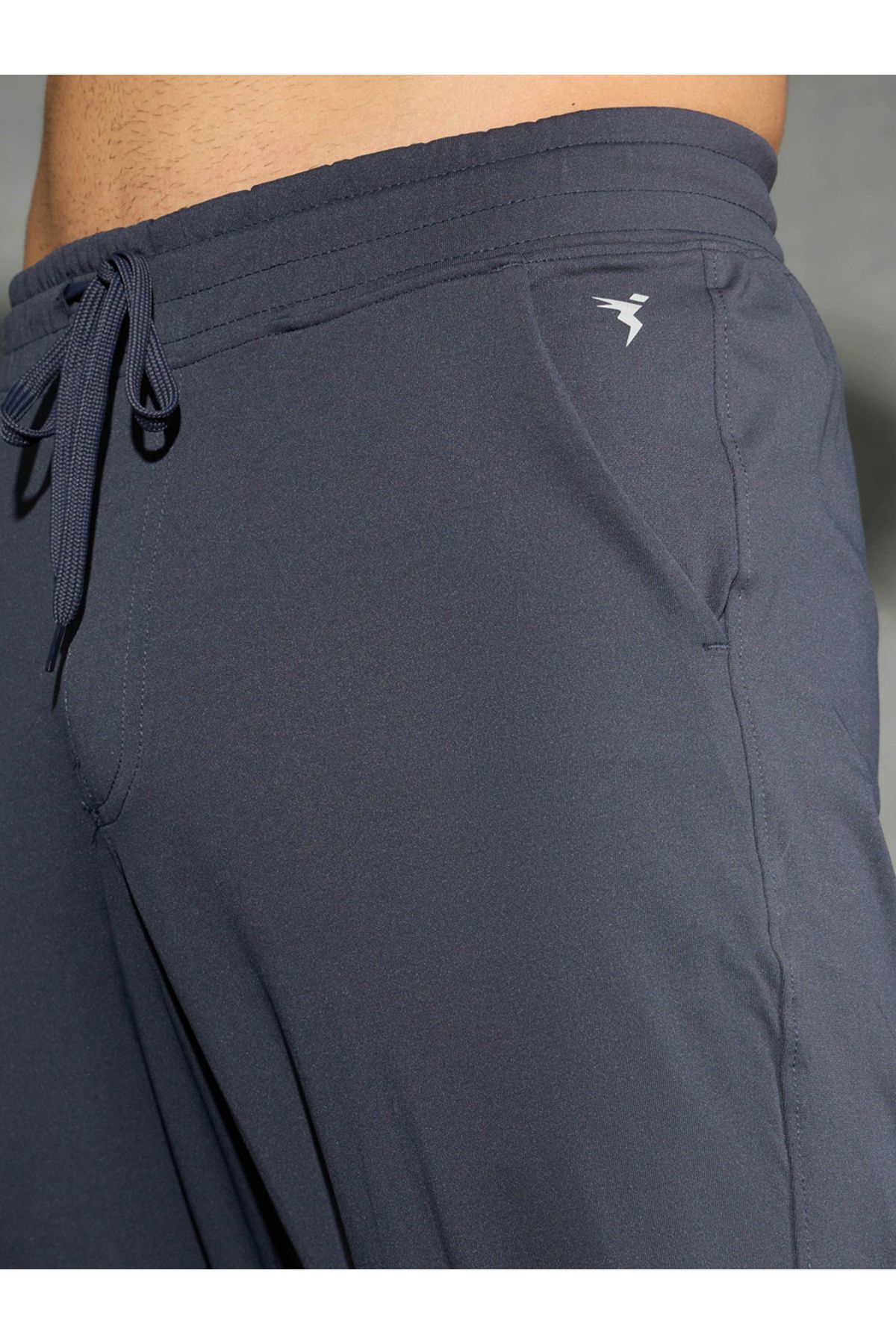 Technosport By Styli-Solid Stretch Joggers with Drawstring 5