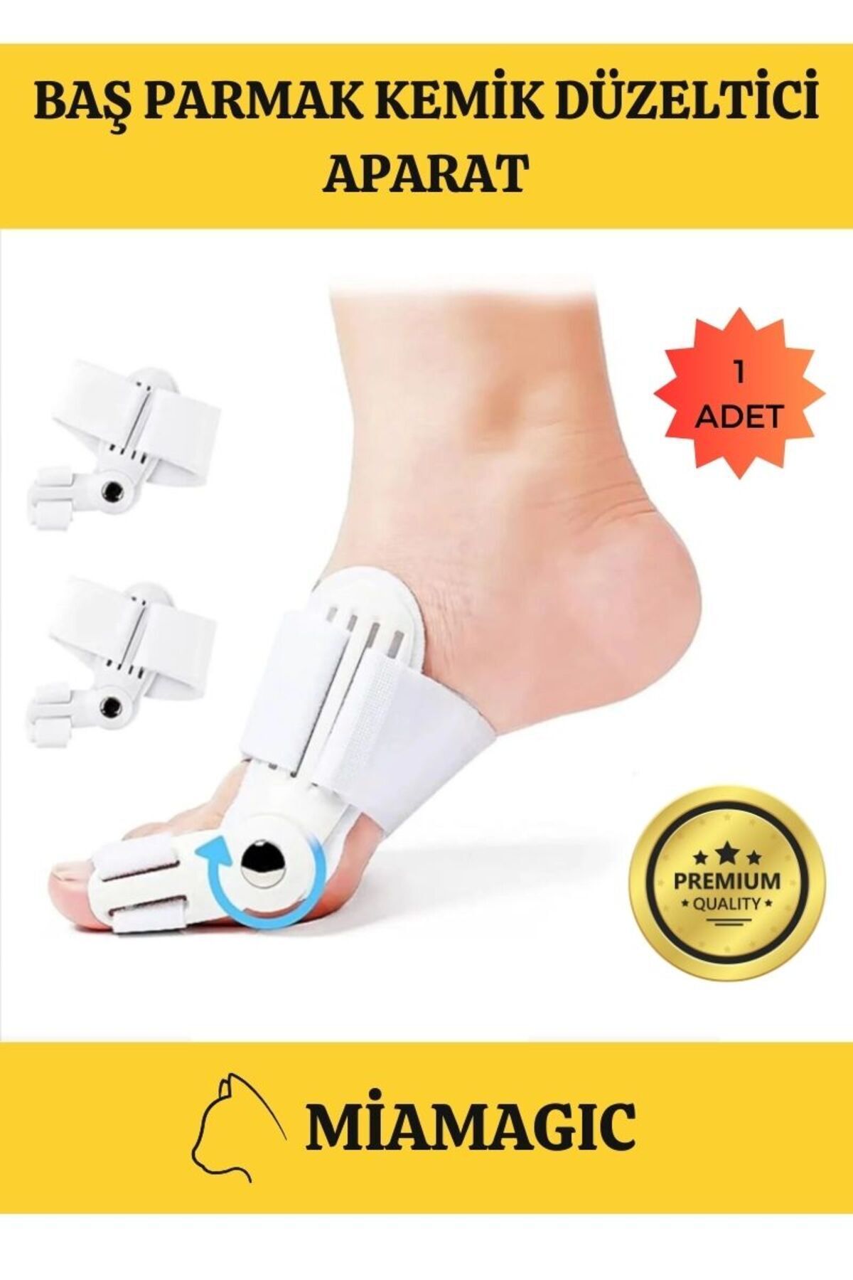 AboutThePerfect Yumuşak, nefes alır, uyumlu, kolay yıkanabilir, başparmak destekli ayak düzeltici