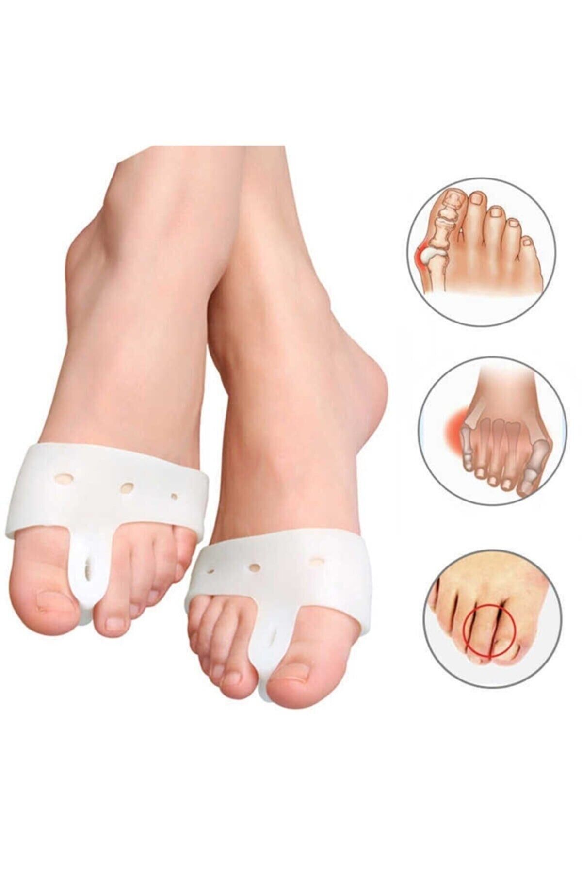 AboutThePerfect Yumuşak Silikon Metatarsal Destekli Bunion Koruyucu Makarası