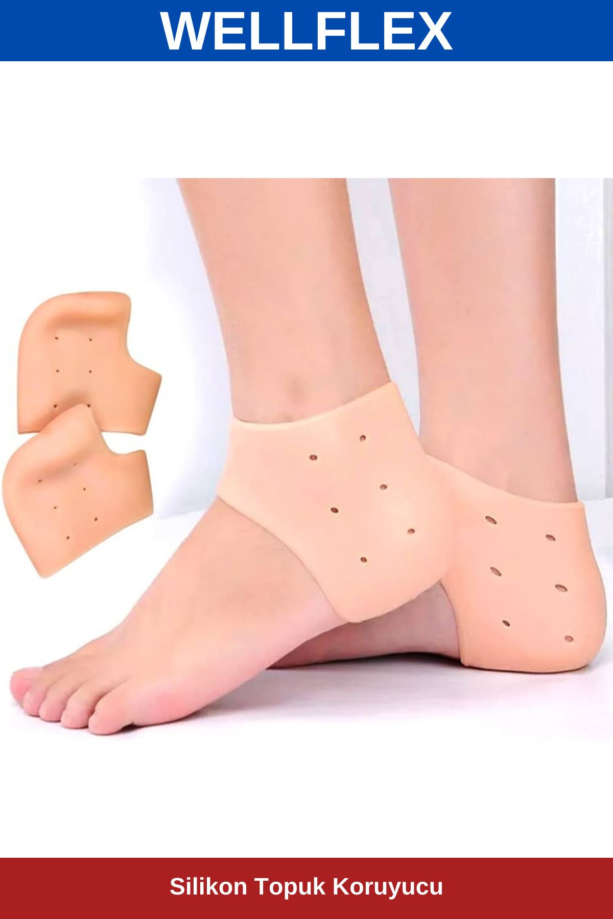 AboutThePerfect Yumuşak silikon topuk çorabı, şık ve rahat kullanımıyla tarzınıza konfor katın