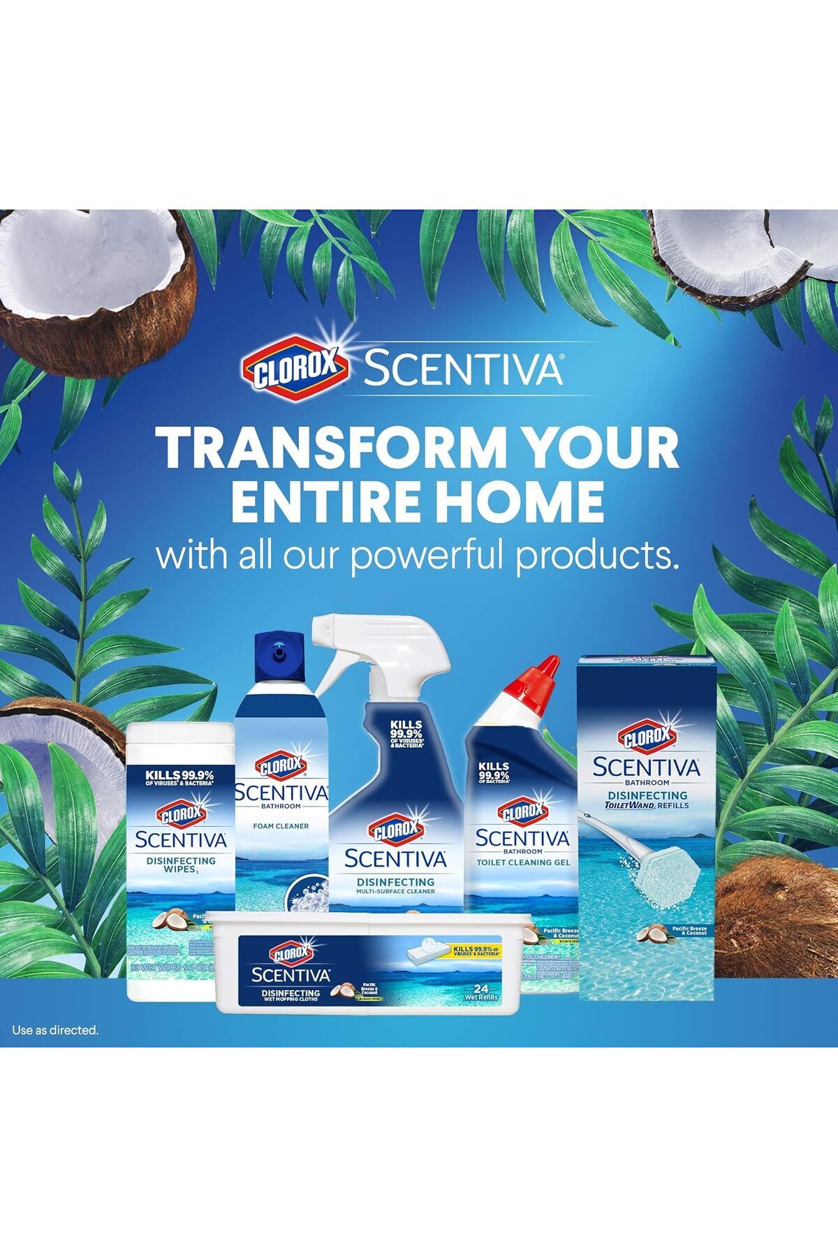 Clorox-Scentiva Multi-Surface Cleaner Pacific Breeze & Coconut, 946ml 5