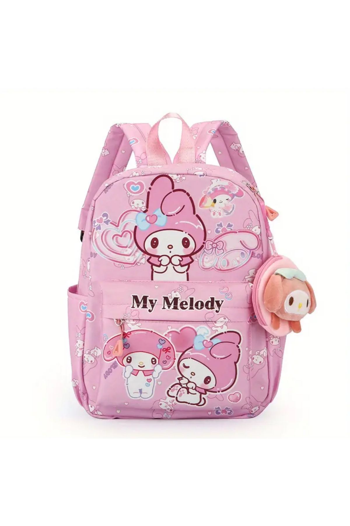 So Iconic Sanrio My Melody Karakterli Anaokulu & İlkokul Çantası & Küçük Boy Pembe Renk Sırt Çantası
