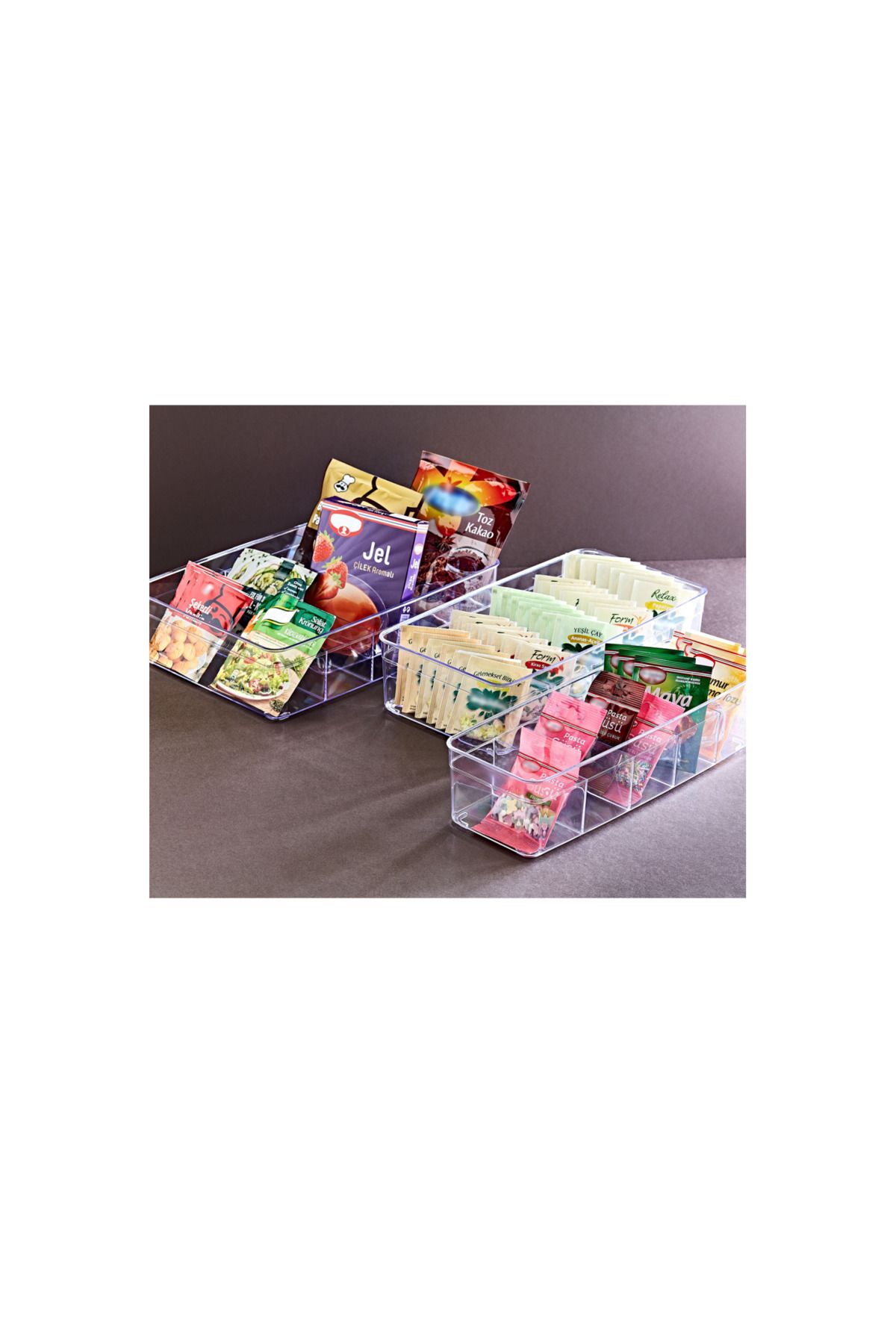 maarketim Clear 5 Bölmeli Organizer Orta Boy 1 Adet