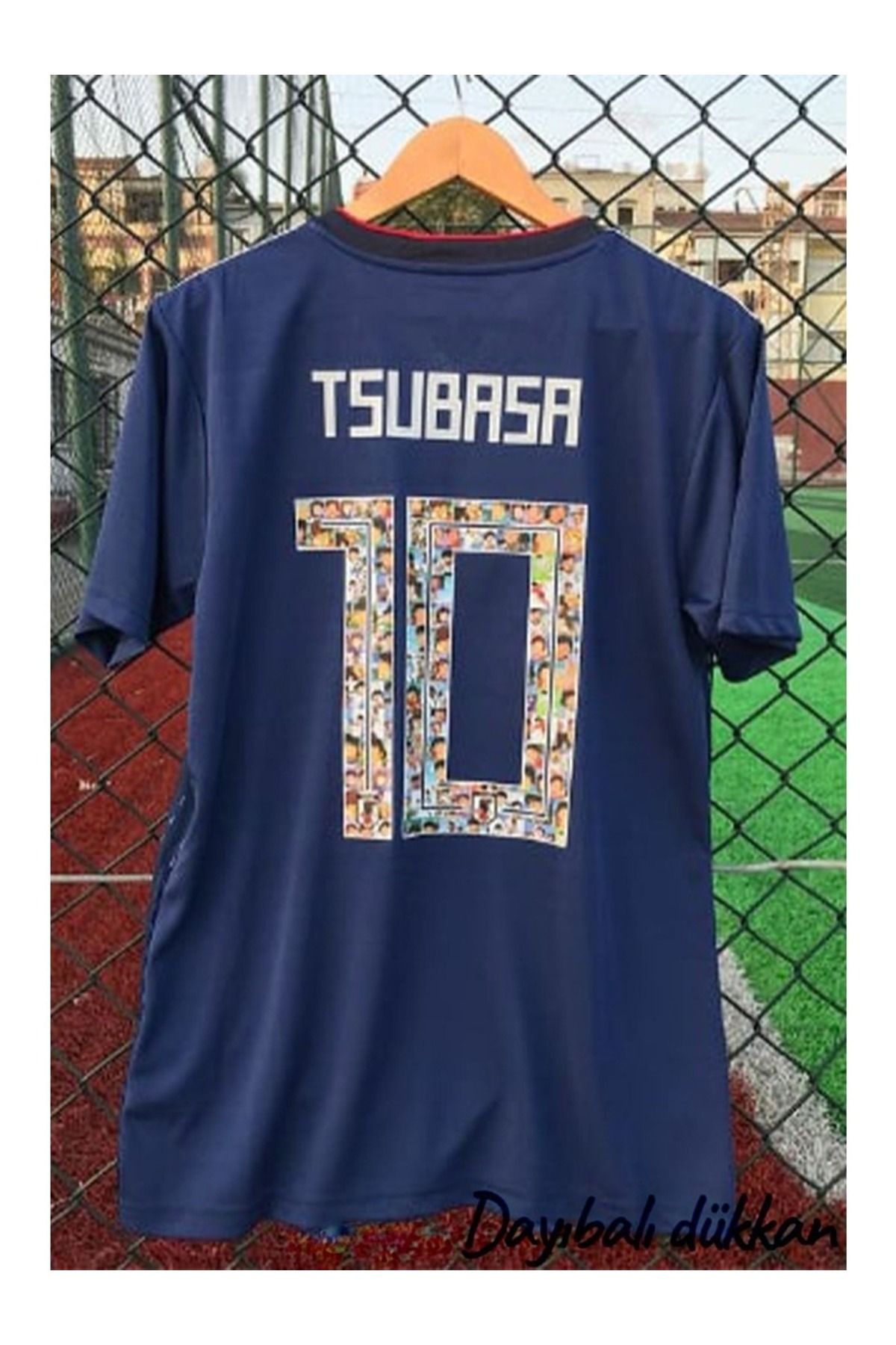 After Party Japonya Özel Üretim Kaptan Tsubasa Forması vs spor atlet