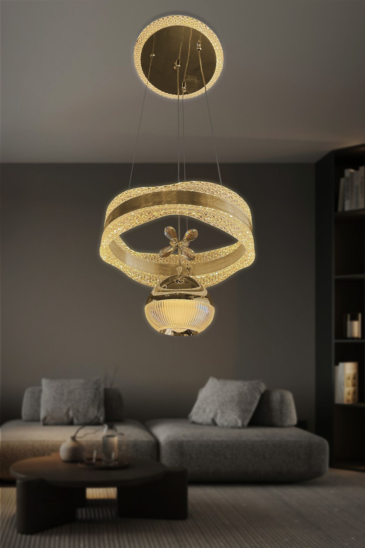 RSCOLLECTIONS Nurya Modern Sarkıt Led Avize