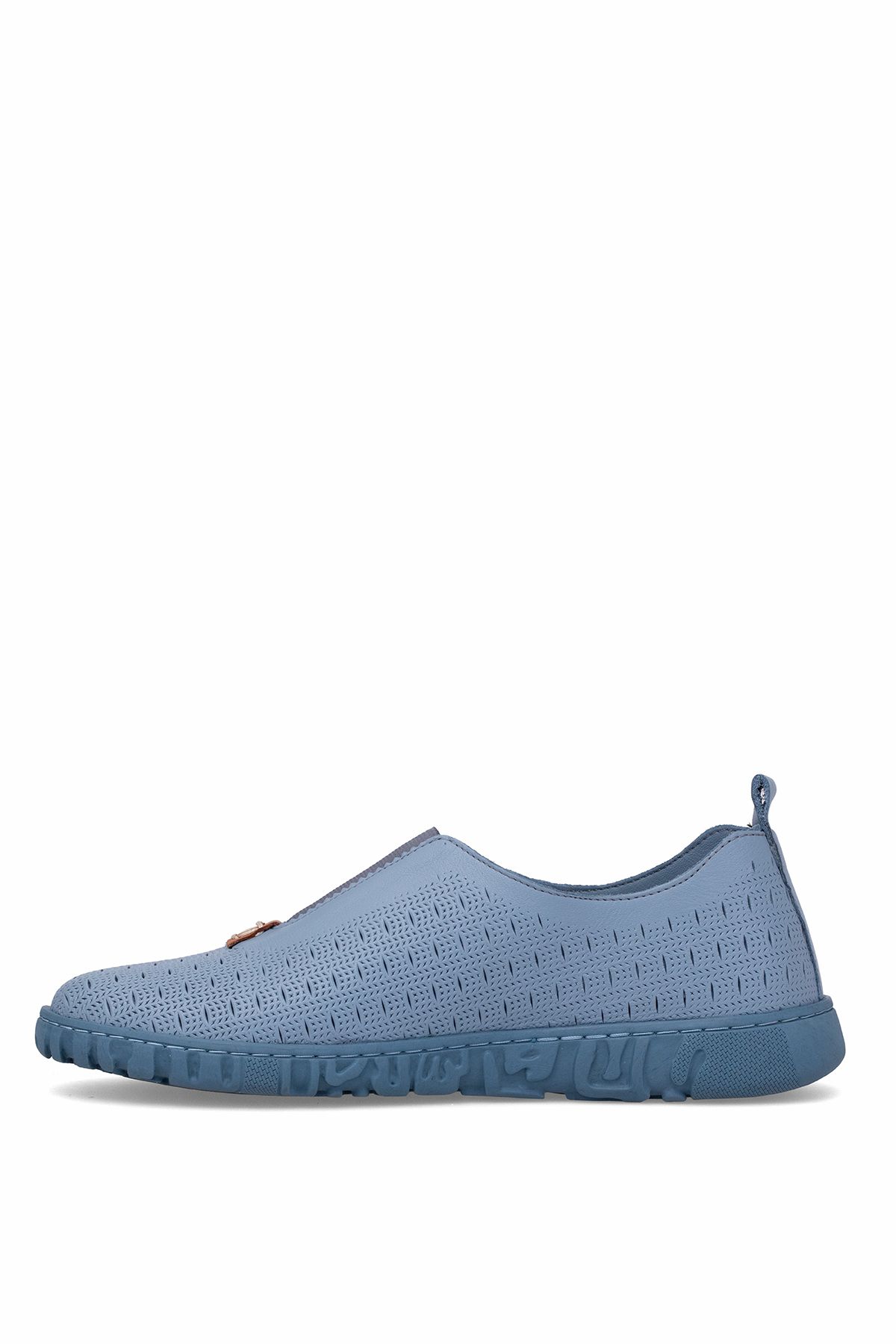 Mammamia-D25YA-665 Pantofi casual de damă din piele naturală Albastru 3