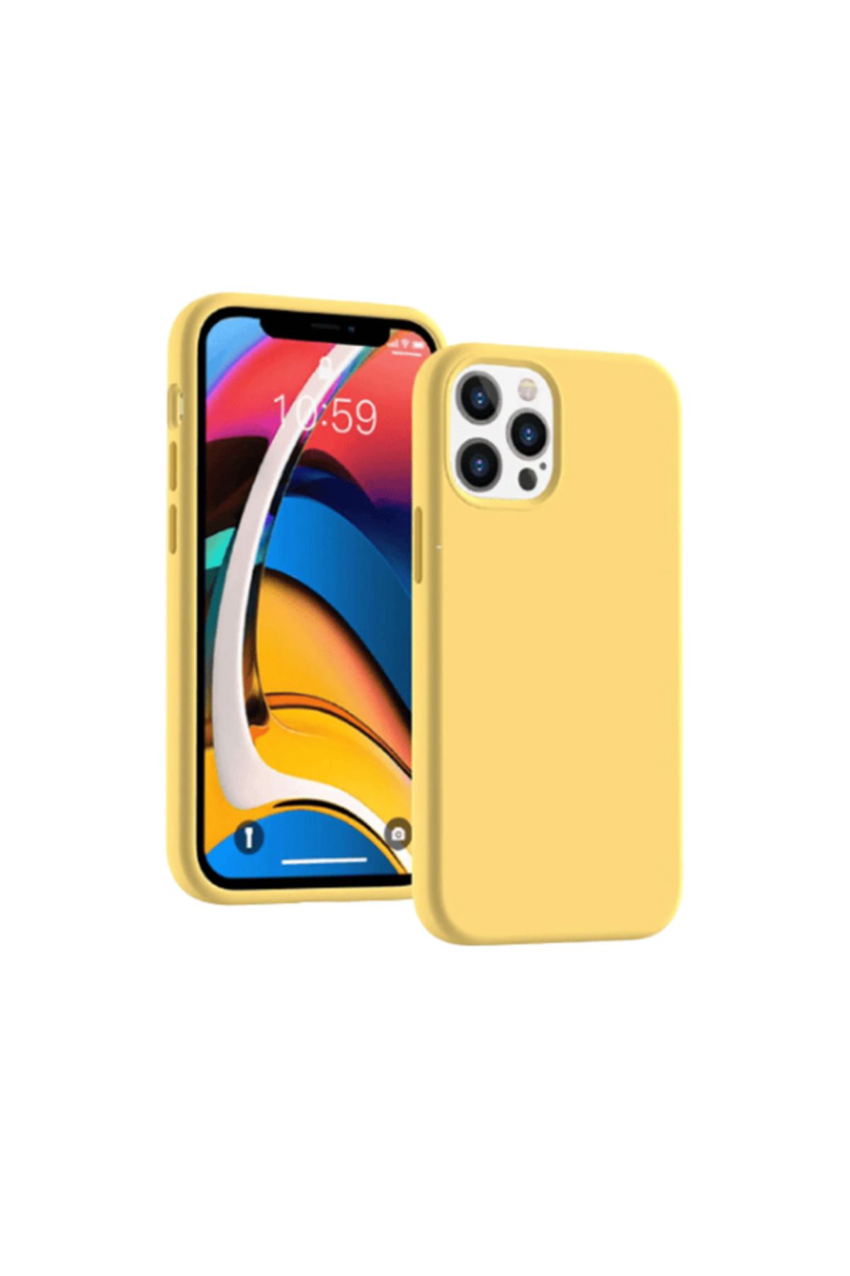 nexnova İphone 11 Pro Max Uyumlu Içi Kadife Lansman Silikon Kılıf Yumuşak Doku Hissi Kapak