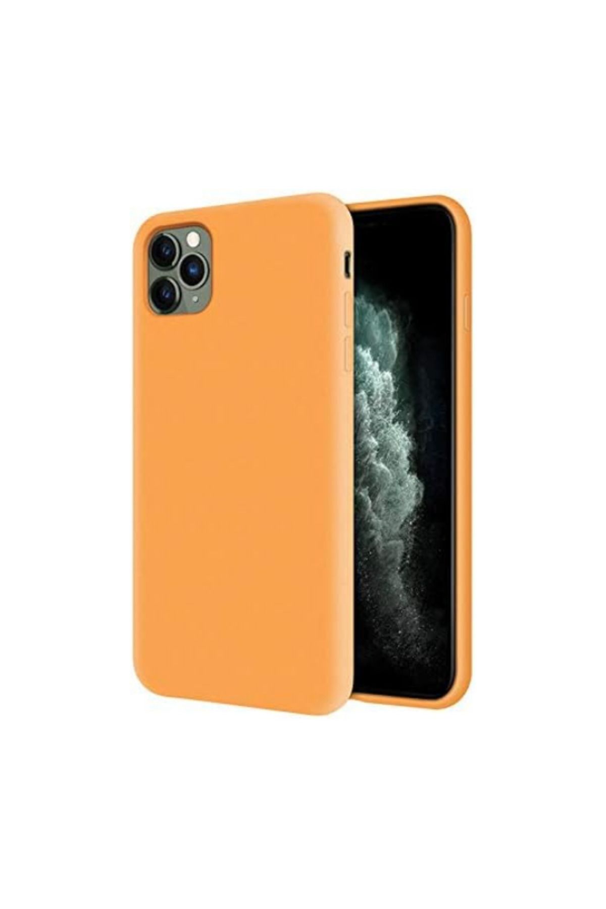 nexnova İphone 11 Pro Max Uyumlu Içi Kadife Lansman Silikon Kılıf Yumuşak Doku Hissi Kapak