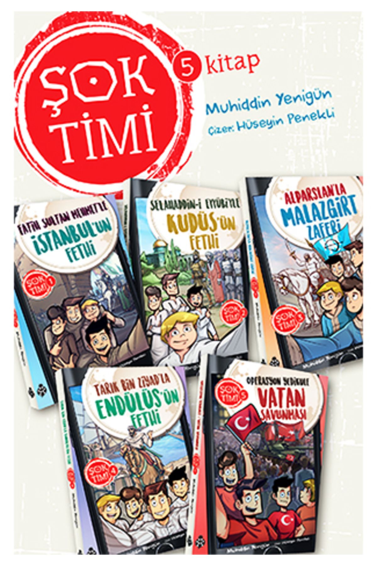 Uğurböceği Yayınları Şok Timi Seti (5 Kitap)