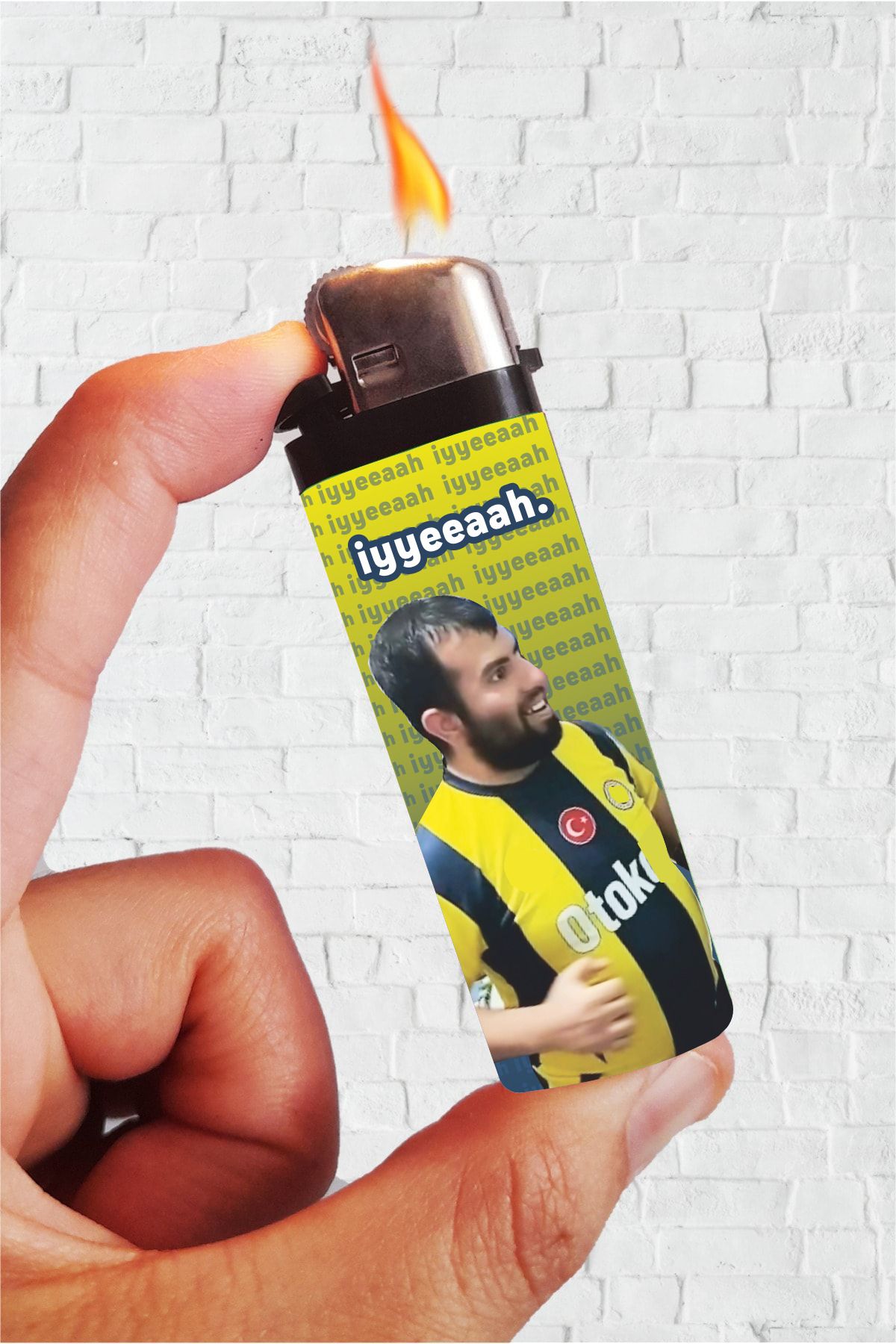 SARANG Çakmak - İyyeeaaah Kadikoy Bogası FB Kaplamalı Klasik Çakmak