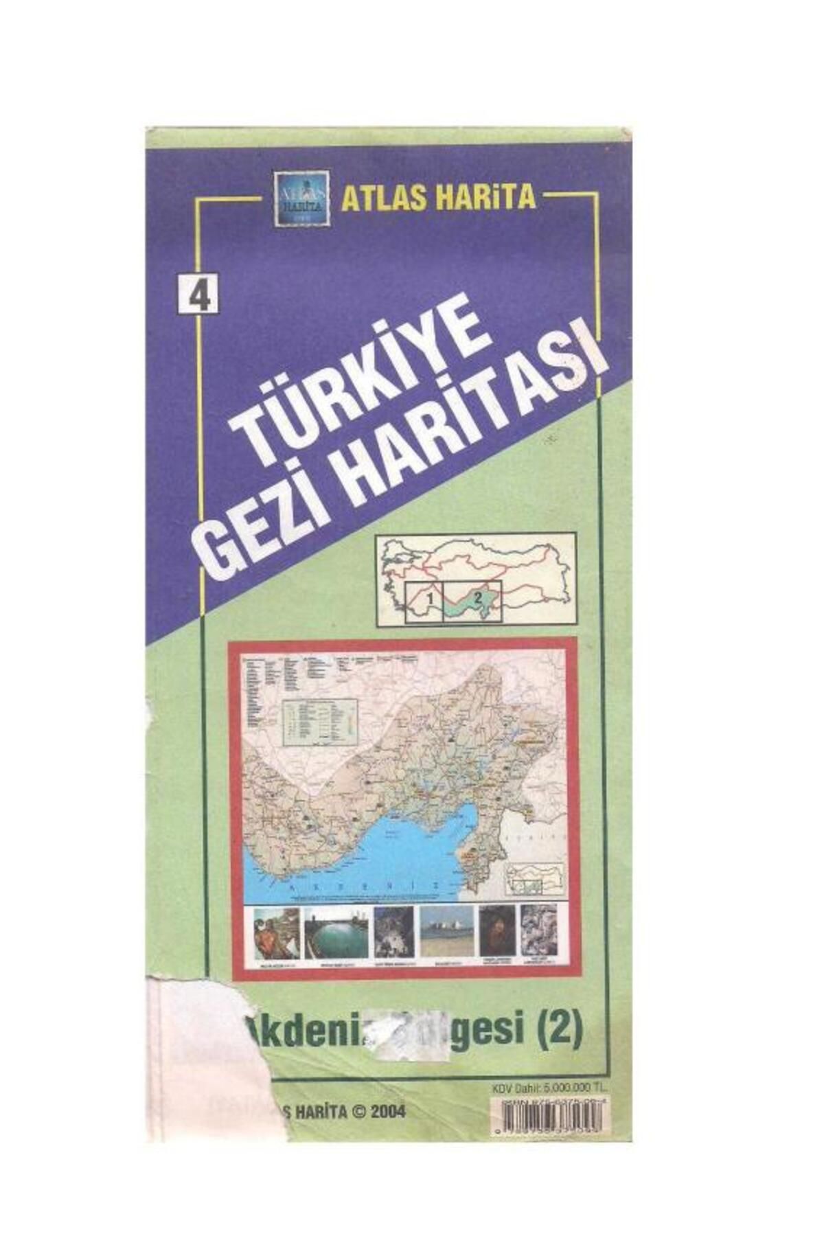 Türk Dil Kurumu Yayınları Türkiye Gezi Haritası Akdeniz Bölgesi