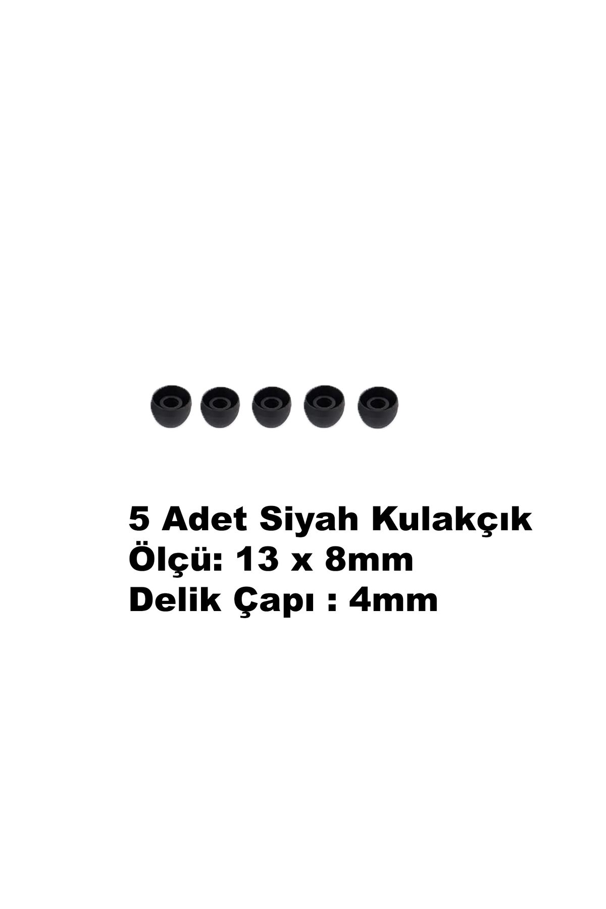 emrebilisim Yumuşak Silikon Kulaklık Uçları 5 Adet