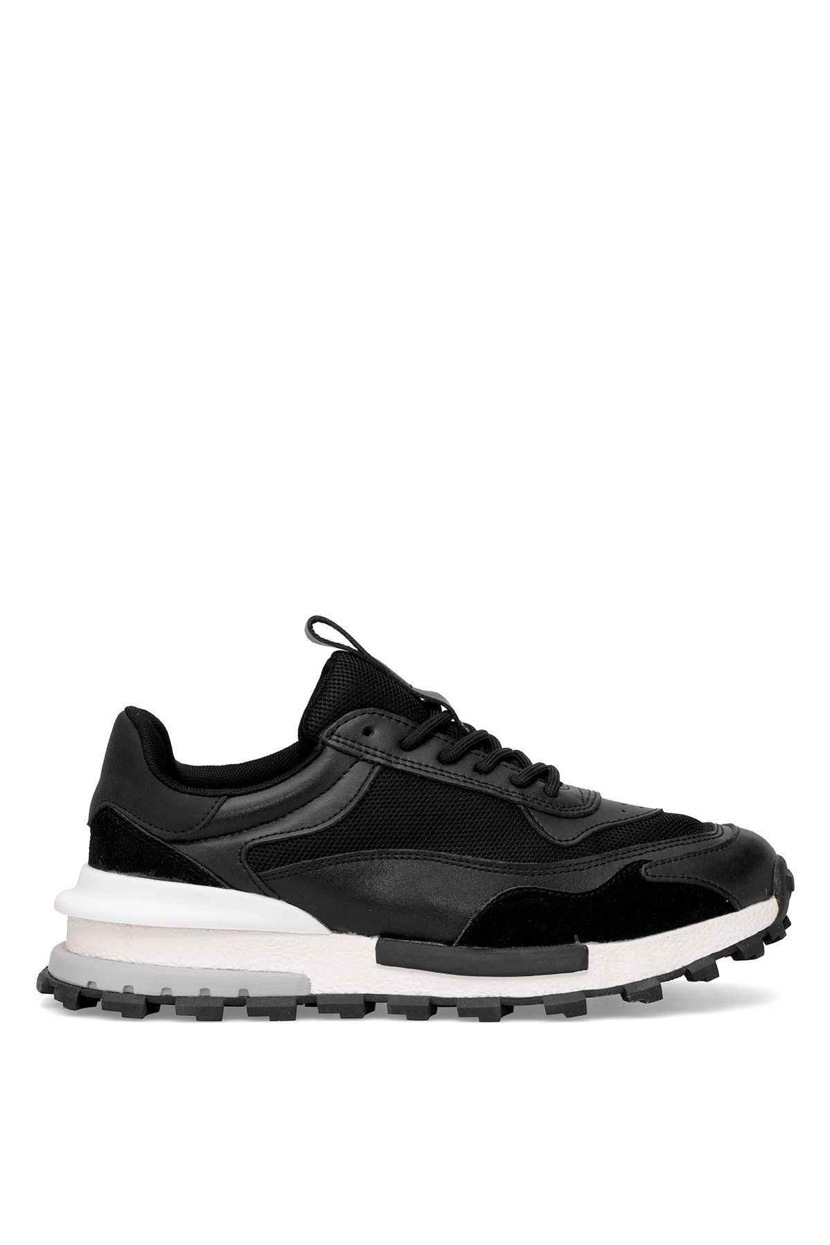 Lufian 112230265 Henry Erkek Hakiki Deri Klasik Sneaker Siyah