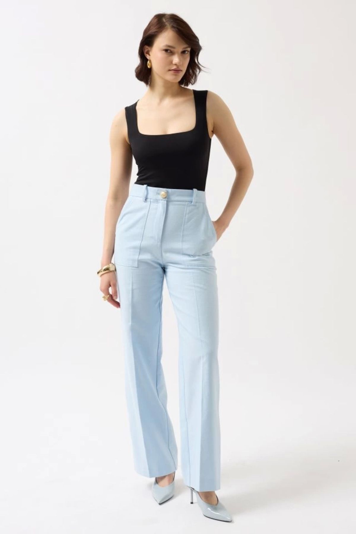 ZORM Klasik Kare Yaka Bodysuit