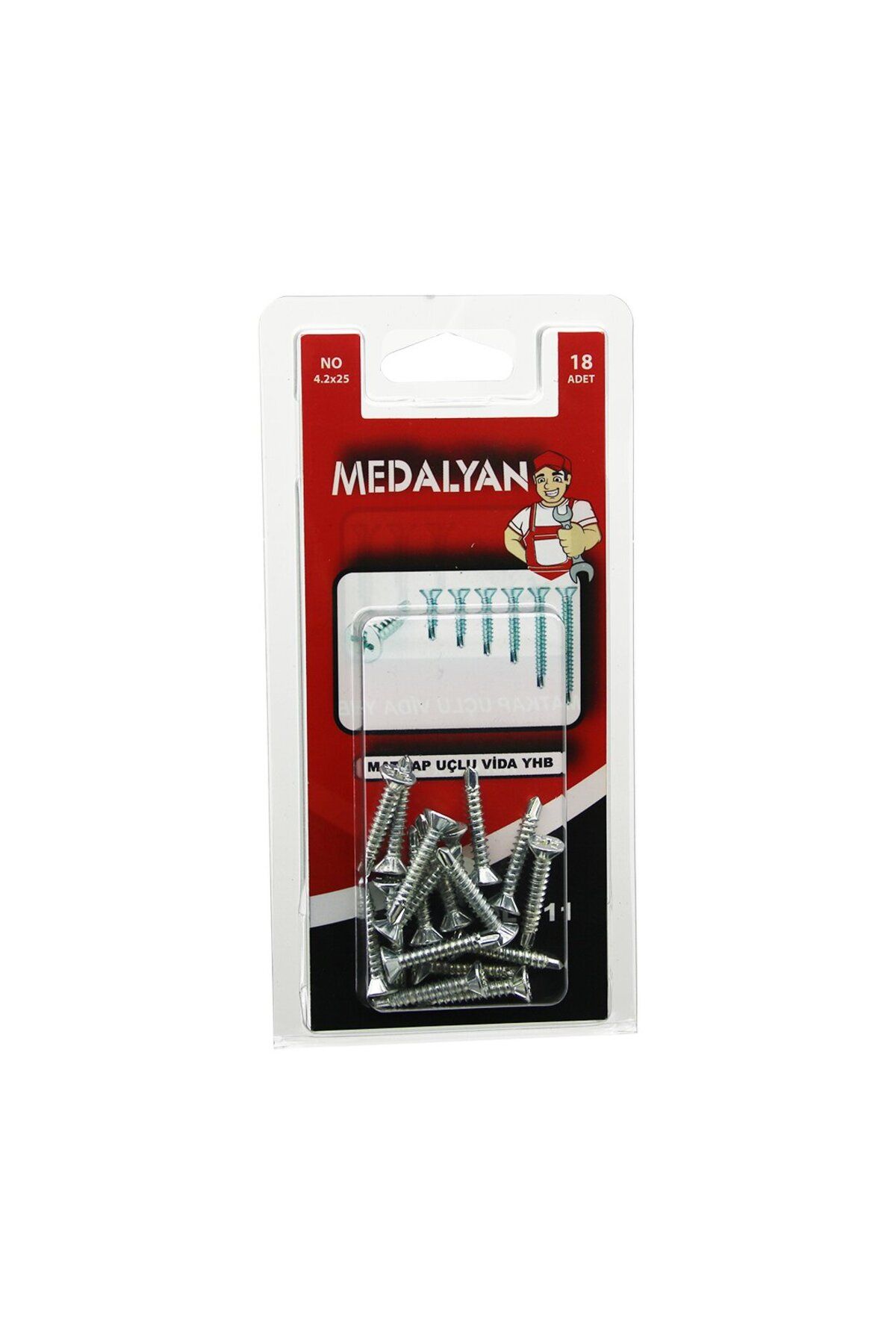 İklimStore 4.2X25 MATKAP UÇLU VİDA YHB 18PCS (5131)
