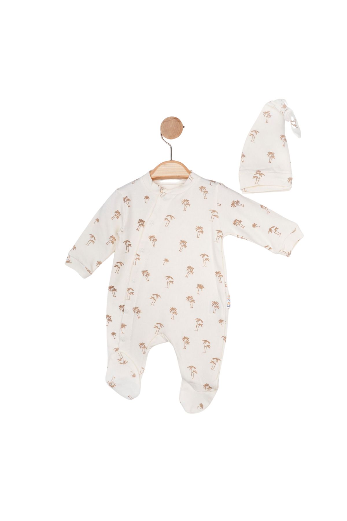 colbi baby Palmiye Yandan Çıtçıtlı Patikli Tulum