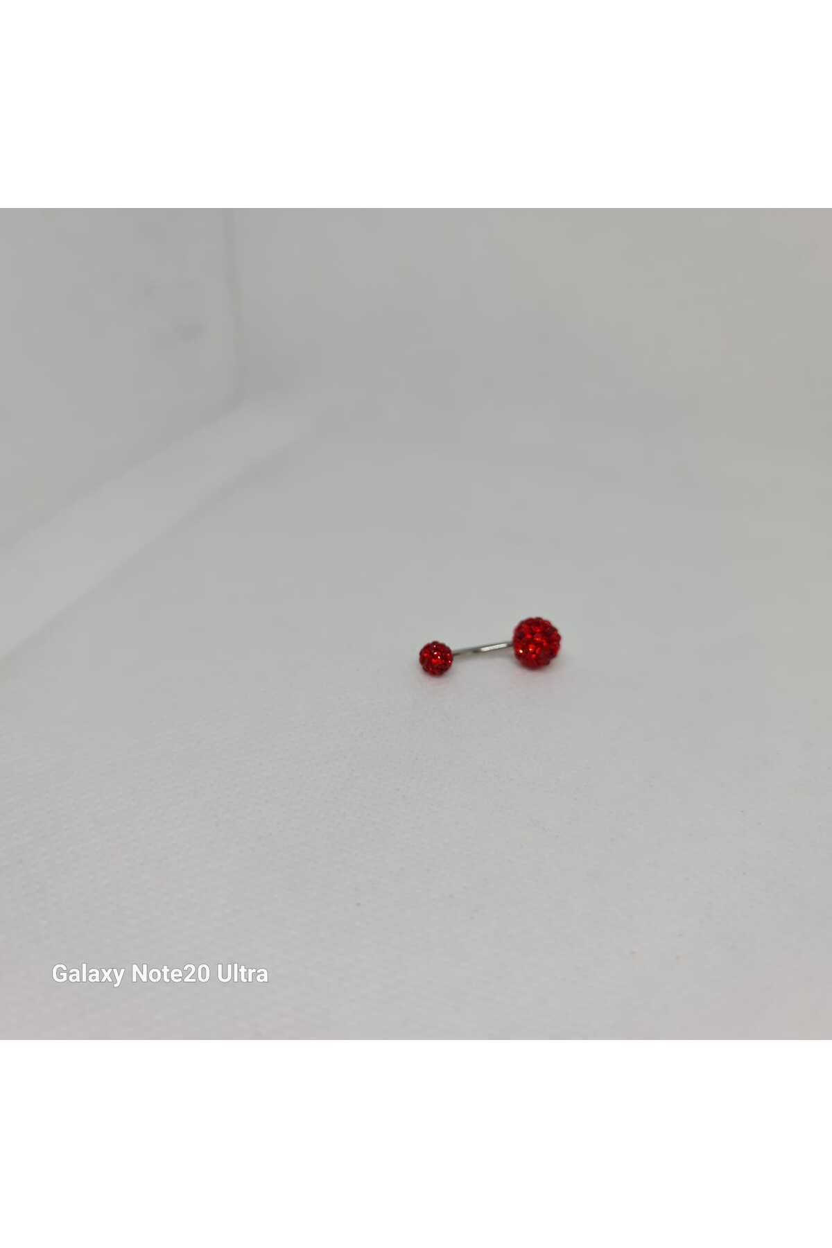 Store 316L Zirkon Taşlı Paslanmaz Çelik Göbek Piercing