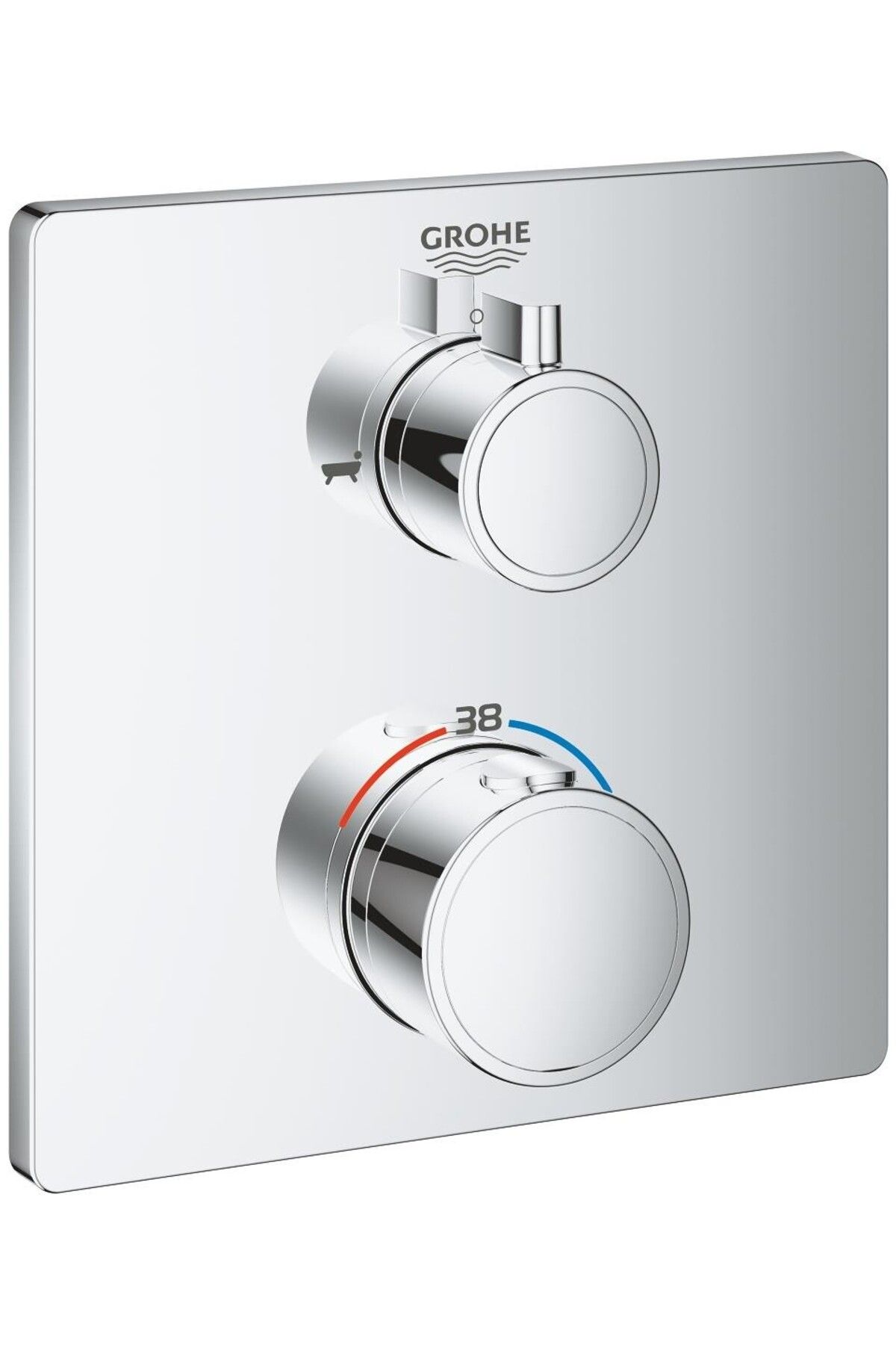 Grohe Grohtherm Termostatik Banyo Duş Bataryası 2 çıkışlı divertörlü- 24080000