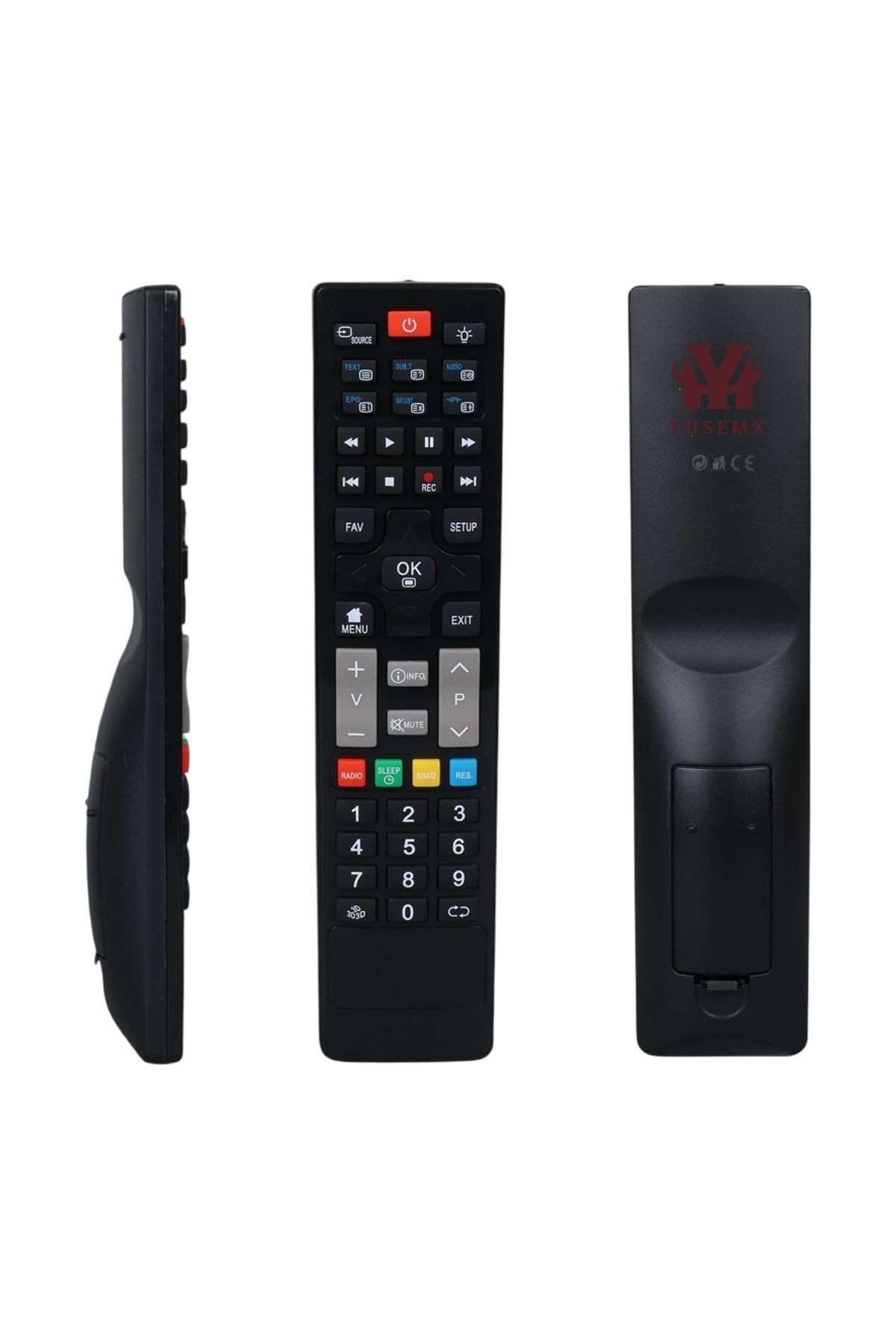YUSEMX Sunny , Axen , Woon - Lcd Led Televizyon Kumandası - 3D Tuşlu