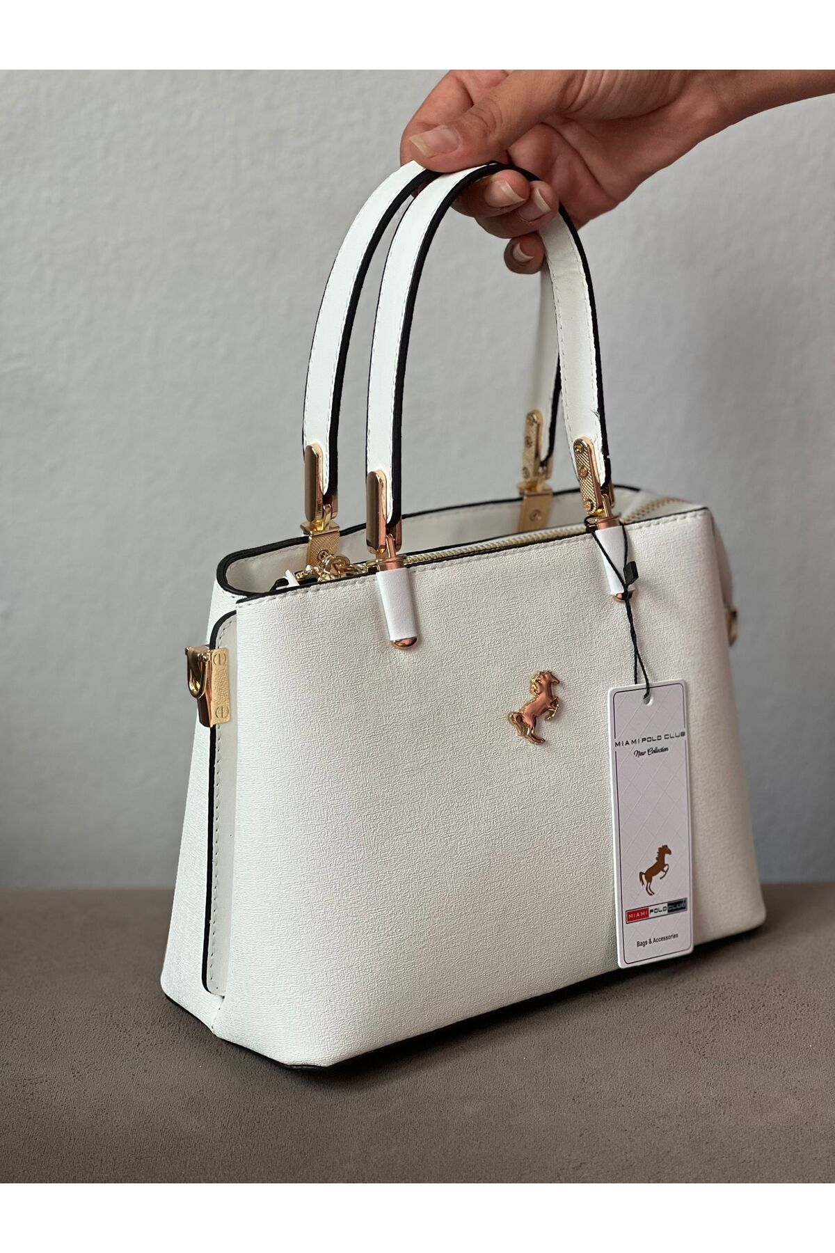 ST Bags Kadın Yeni Sezon Beyaz Şık Tasarım El Ve Omuz Çantasıı