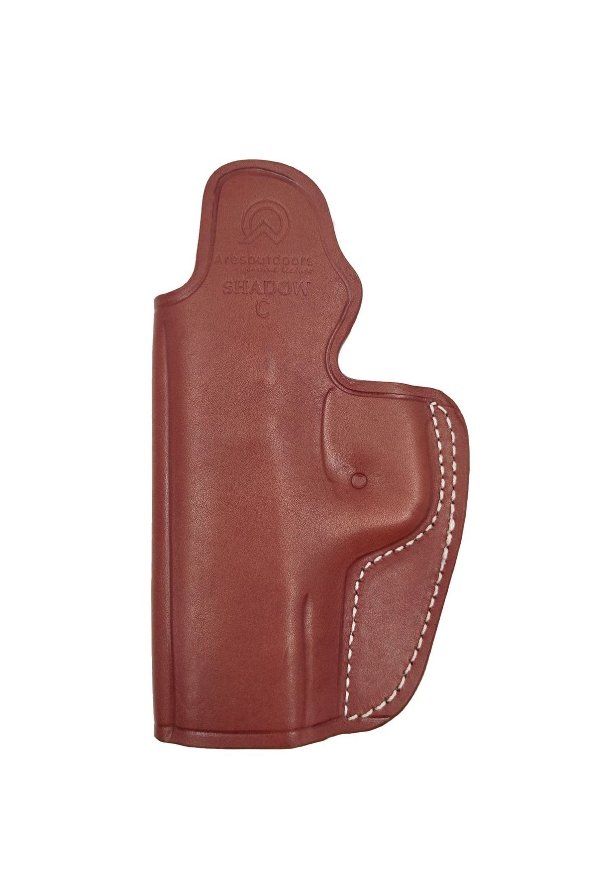 Aresoutdoors CZ Shadow 2 Compact İçin Uyumlu Kemer İçi Metal Maşalı Deri Silah Kılıfı Kahve