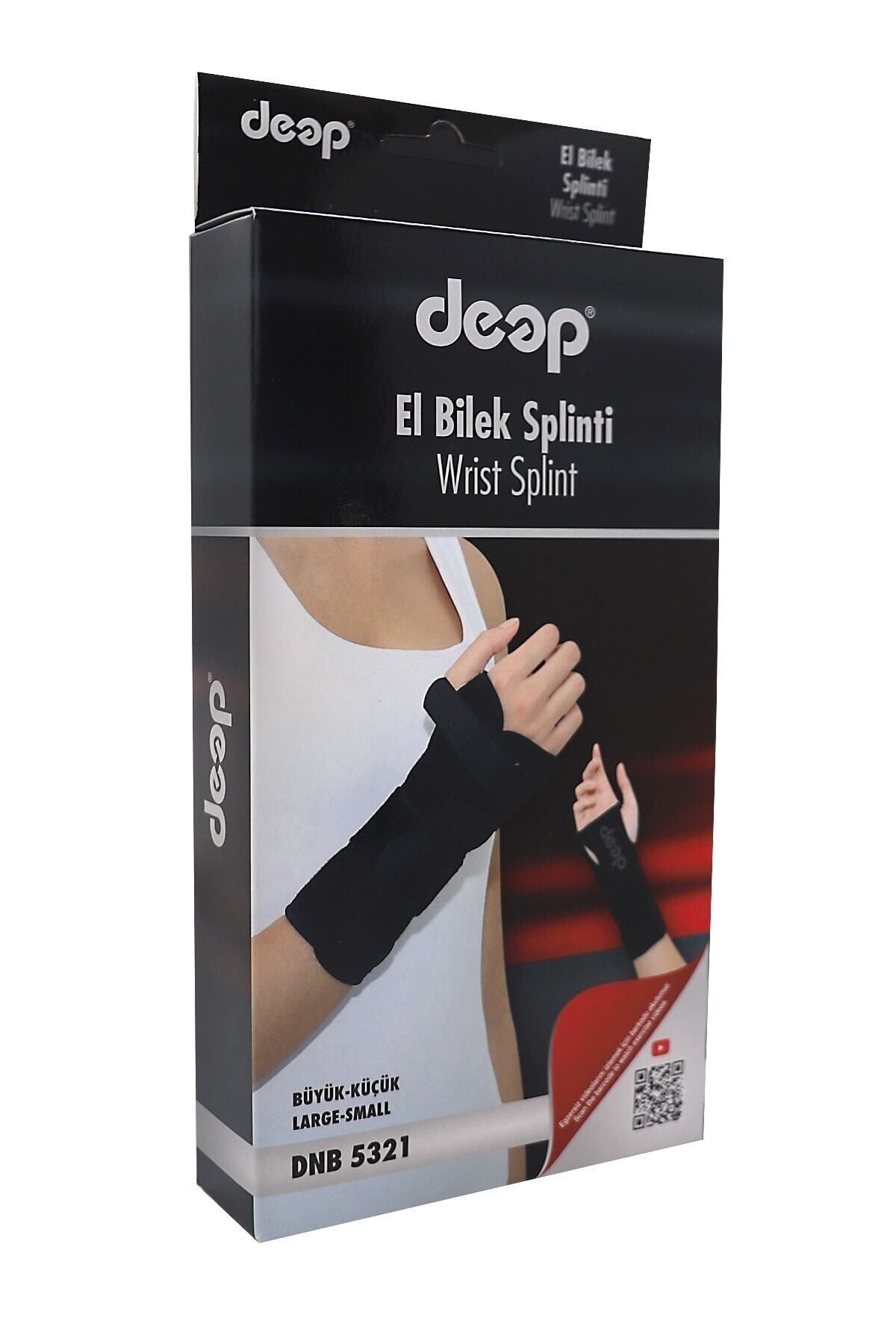 AboutThePerfect El Bilek Destek Splinti, Çift Yönlü, Small-Medium, Dnb5321 K