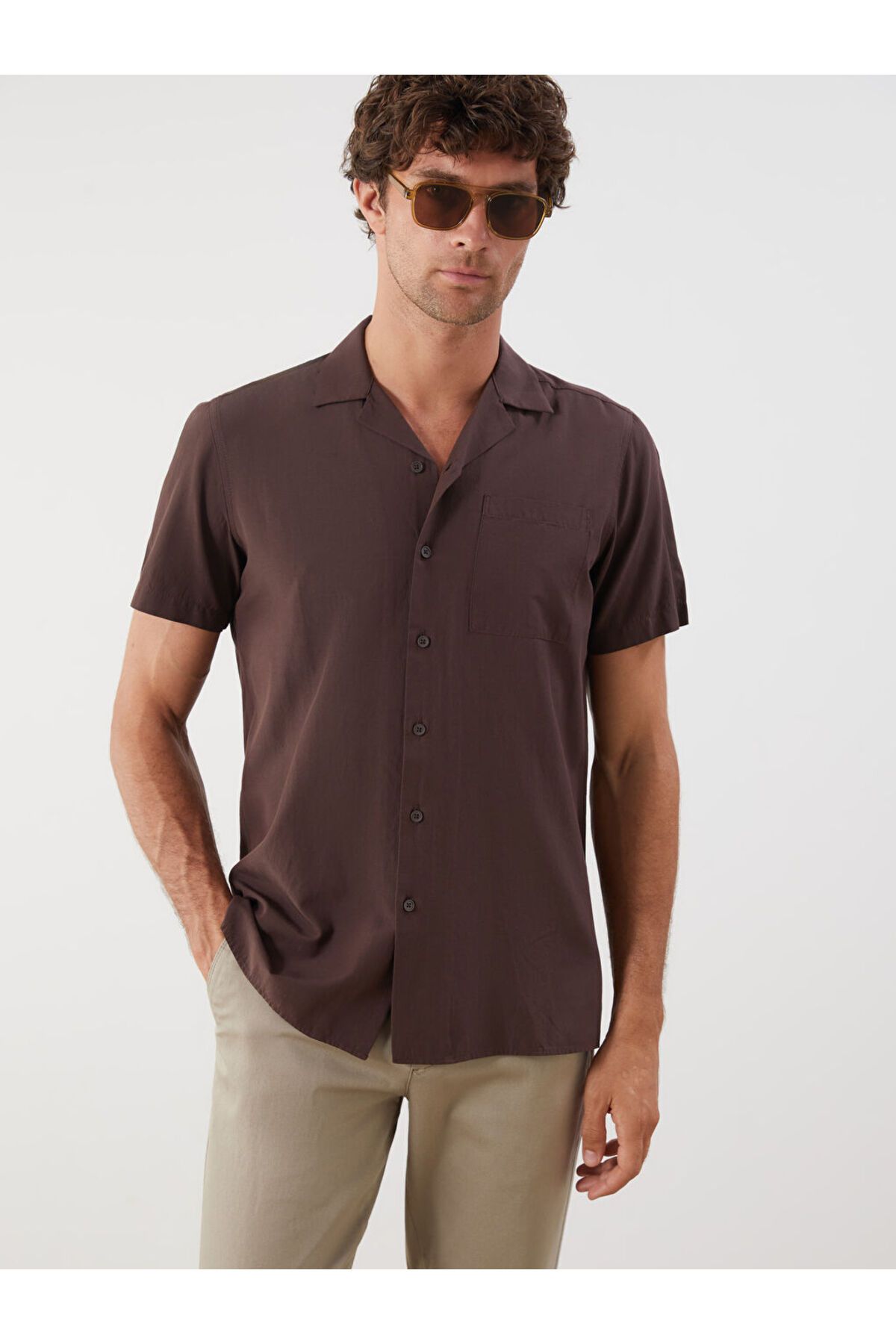 LC Waikiki Regular Fit Modal Karışımlı Erkek Gömlek