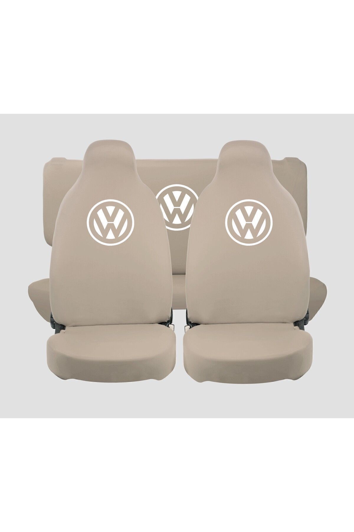 sekutuning Volkswagen Polo Bej Araç Koltuk Kılıfı Koruyucu Penye Servis Kılıfı