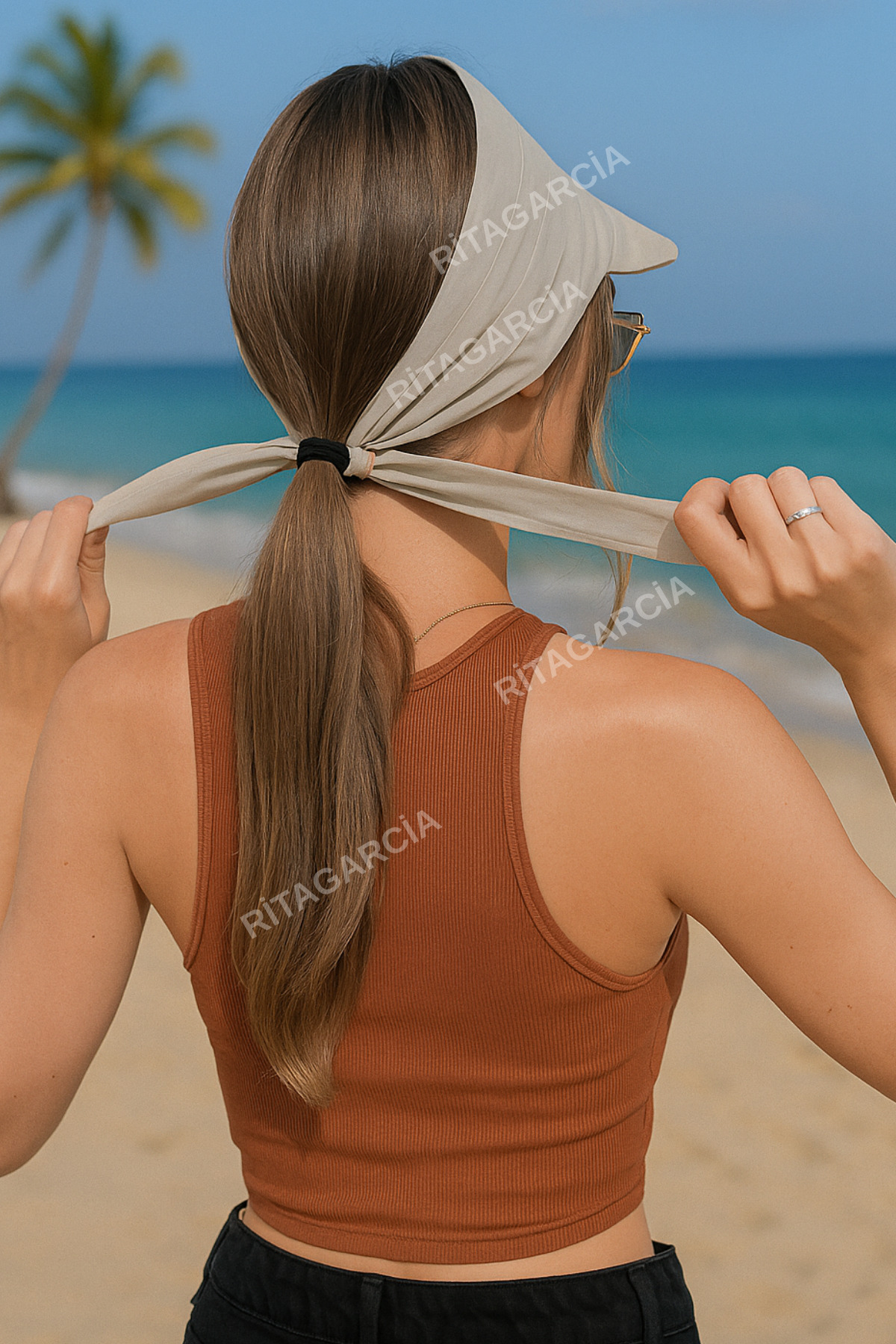 Ritagarcia Safari Bandana Vizör Şapka görsel 7