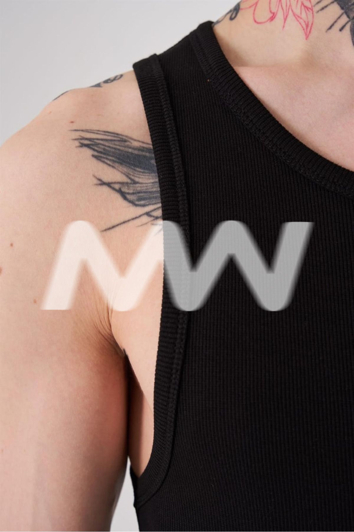 Massimiliano&Vinci Erkek Halter Yaka Fitness Sportwear Fitilli Kolsuz Tişört Atlet TANK TOP