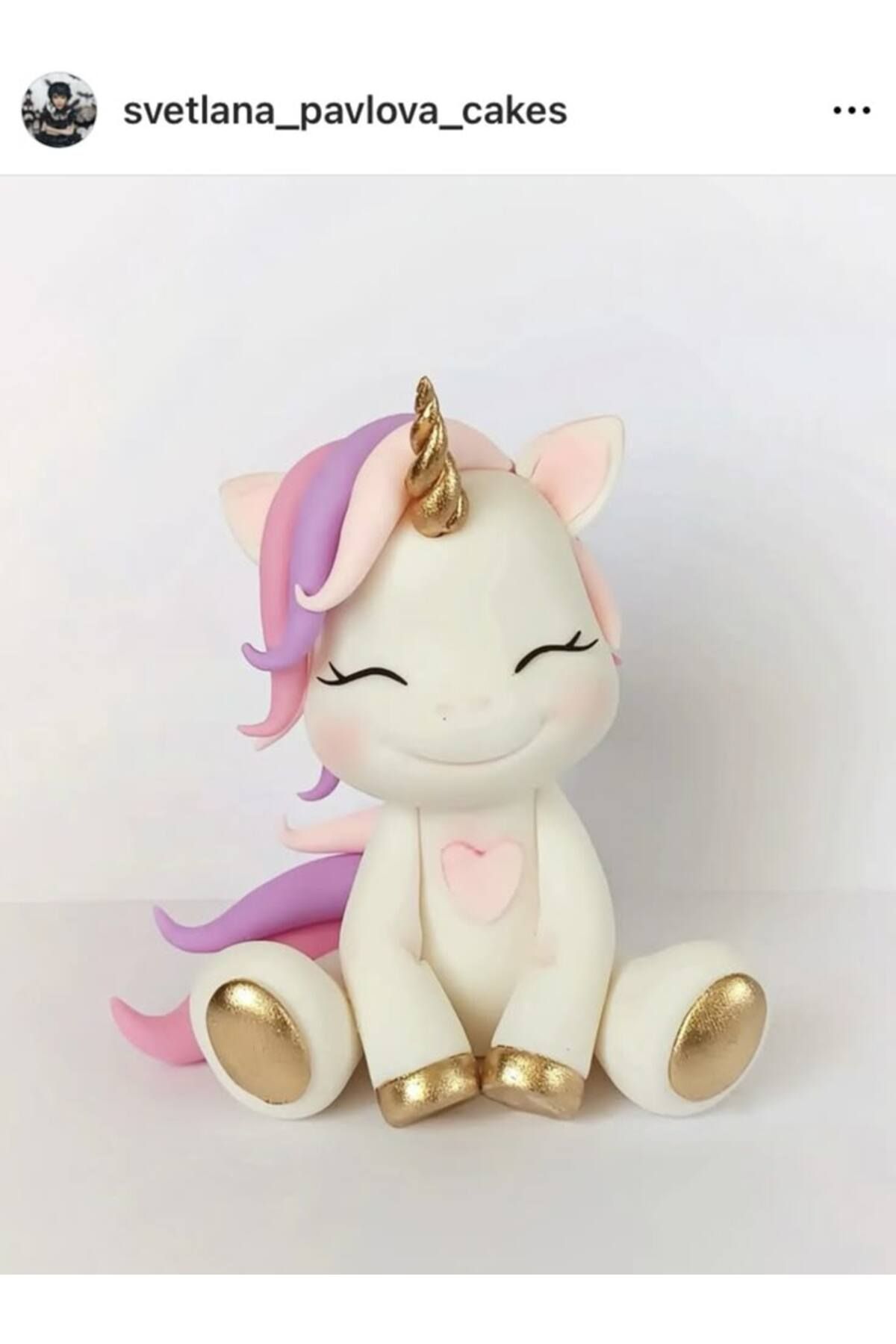 by şeyda palancı Şeker hamurundan unicorn figürü