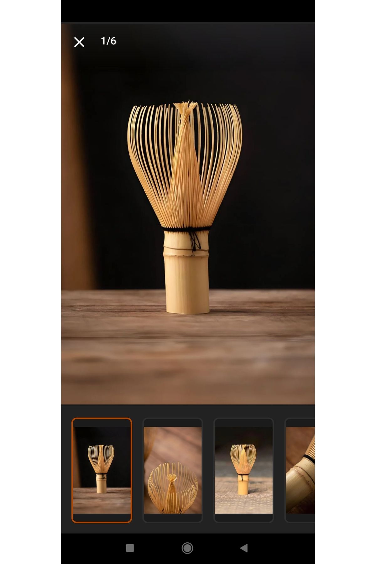 Tea Escape Bambu Matcha Çayı Karıştırıcı Fırça Bamboo Whisk Köpürtücü