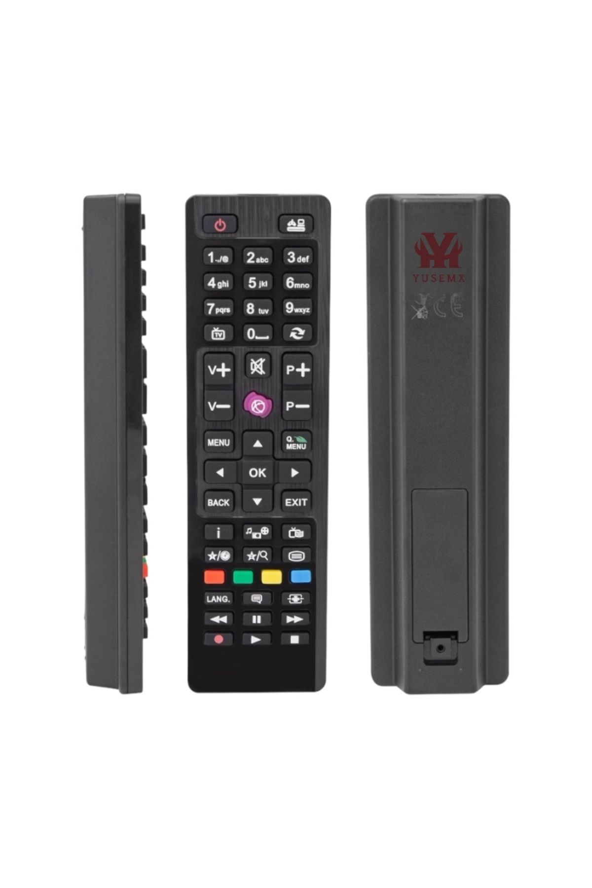 YUSEMX Vestel , Seg , Regal , Profilo - Televizyon Kumandası - Mor Tuşlu