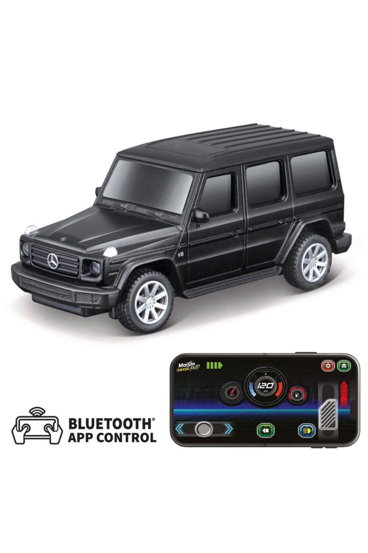 NW NessiWorld Nessiworld Maisto 1:41 APP Control Kumandalı Metal Araba Mercedes-Benz G-C